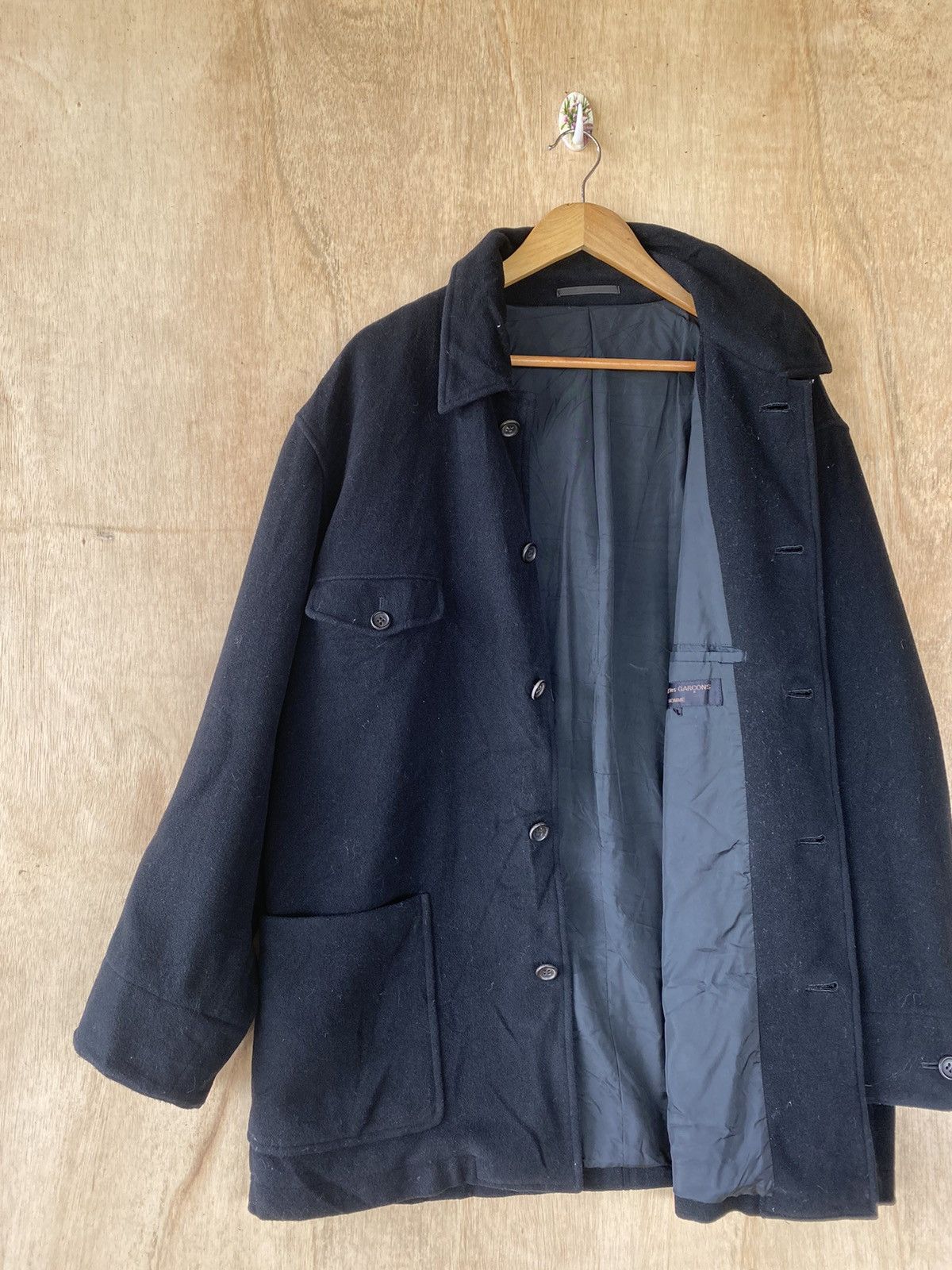 Comme des Garcons × Comme des Garcons Homme × Rei Kawakubo 🔥EPIC🔥COMME DES GARÇONS HOMME WOOL JACKET AD98 Size US M / EU 48-50 / 2 - 5 Thumbnail