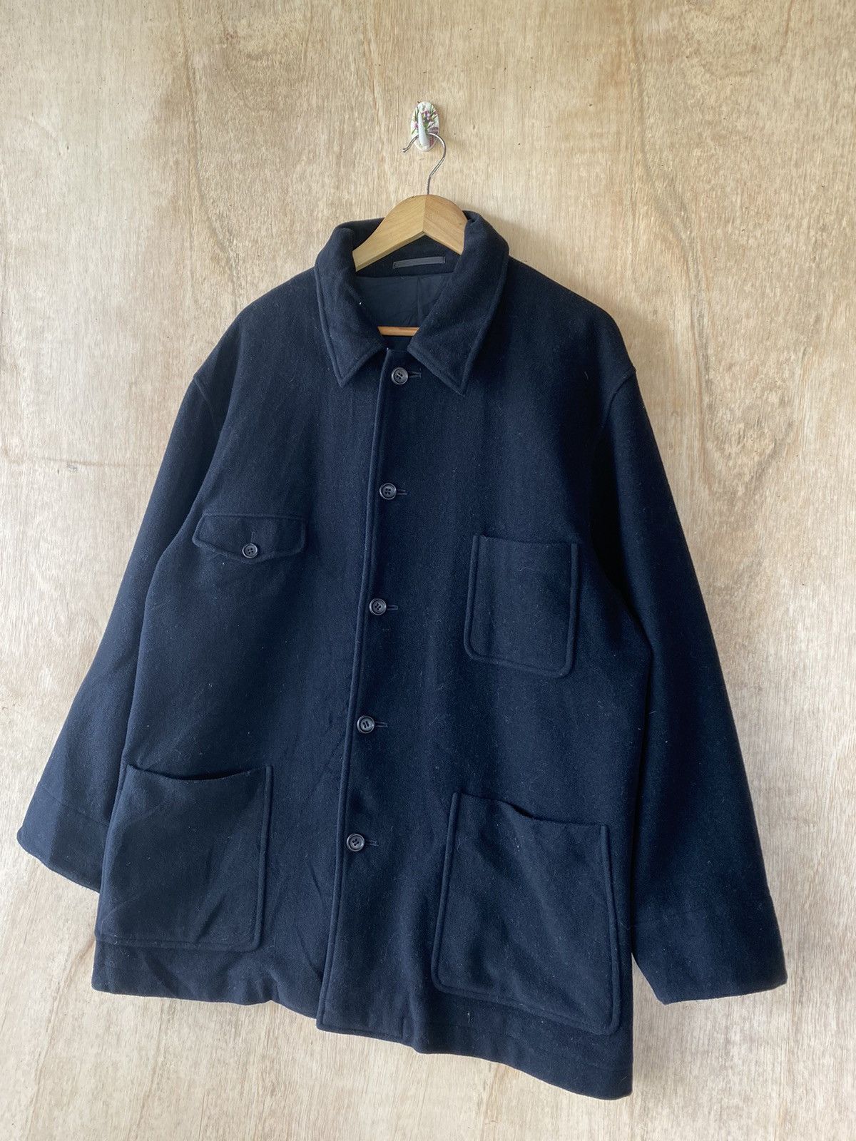 Comme des Garcons × Comme des Garcons Homme × Rei Kawakubo 🔥EPIC🔥COMME DES GARÇONS HOMME WOOL JACKET AD98 Size US M / EU 48-50 / 2 - 8 Thumbnail