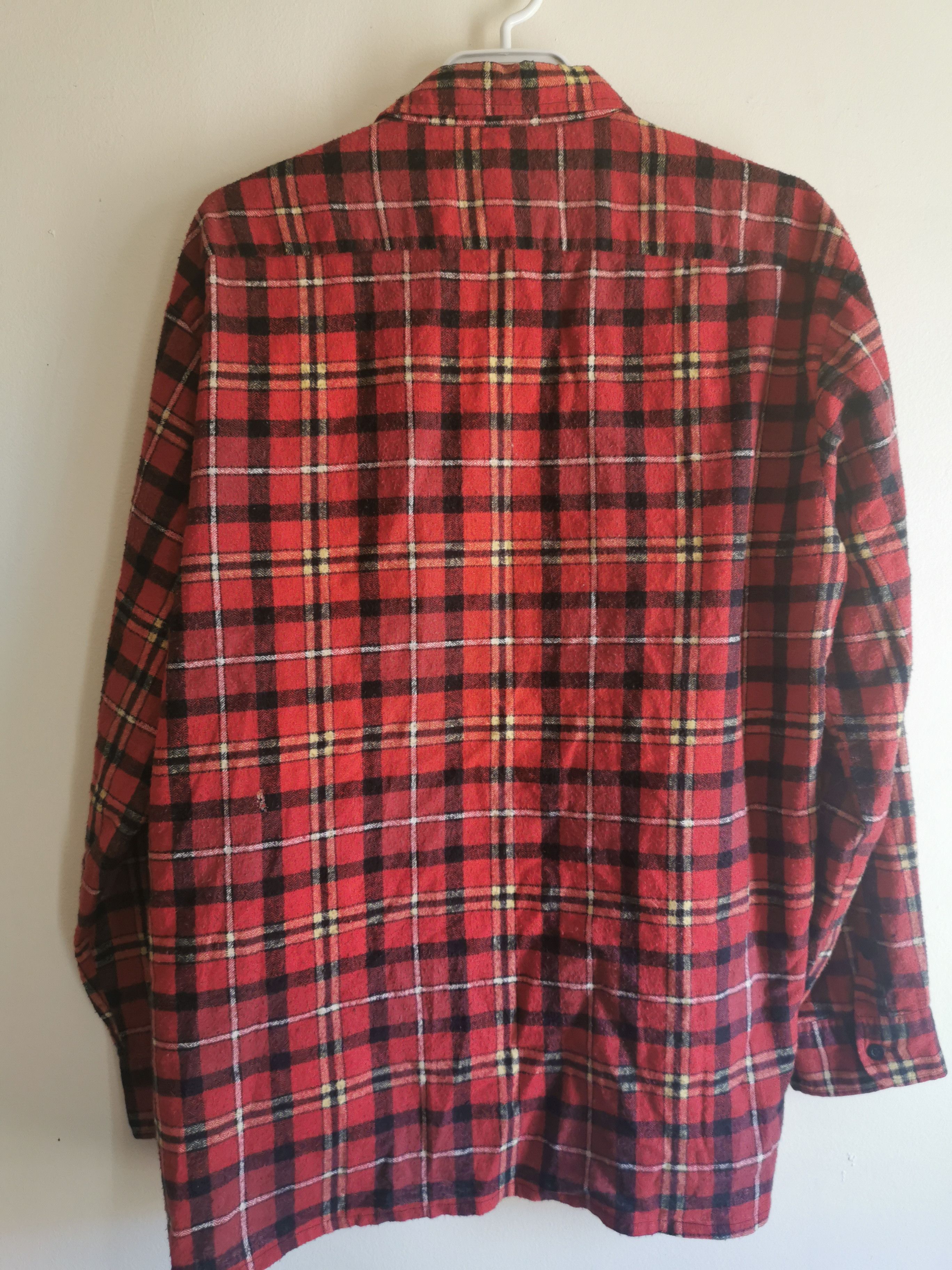 Vintage Vintage plaid button up shirt/plaid/flannel Size US L / EU 52-54 / 3 - 2 Thumbnail
