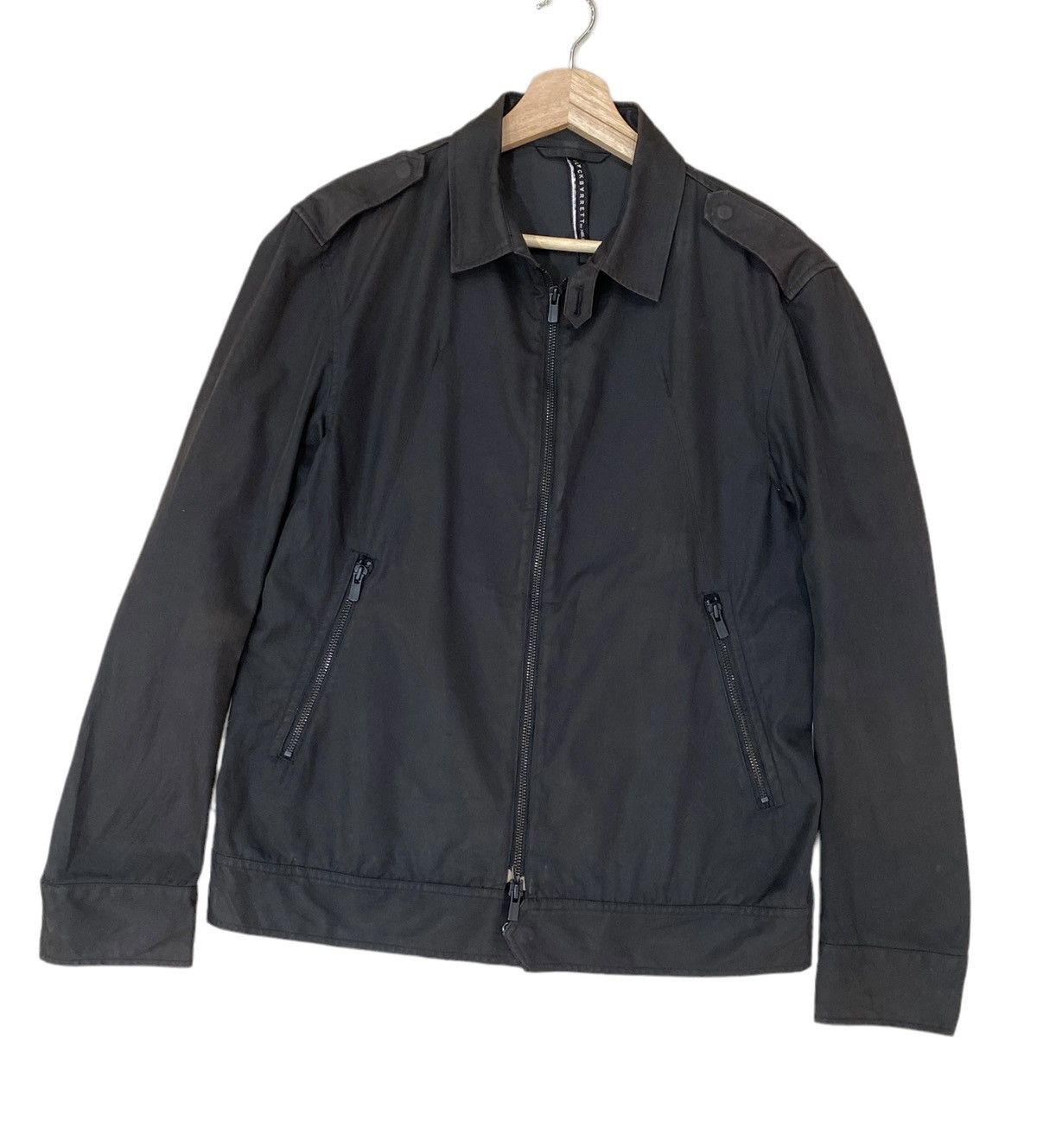 Neil Barrett 🇮🇹 GRAILS‼️BLACK BARRETT BY NEIL BARRETT BIKERS ZIPPER JACKET Size US S / EU 44-46 / 1 - 2 Thumbnail