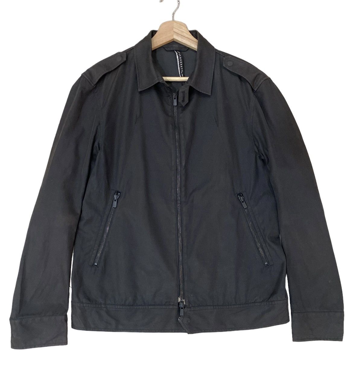 Neil Barrett 🇮🇹 GRAILS‼️BLACK BARRETT BY NEIL BARRETT BIKERS ZIPPER JACKET Size US S / EU 44-46 / 1 - 1 Thumbnail