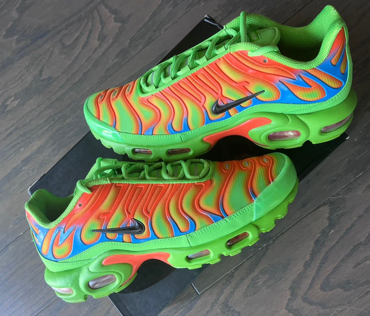 Pre-owned Nike X Supreme Nike Air Max Plus Tn Shoes In Green