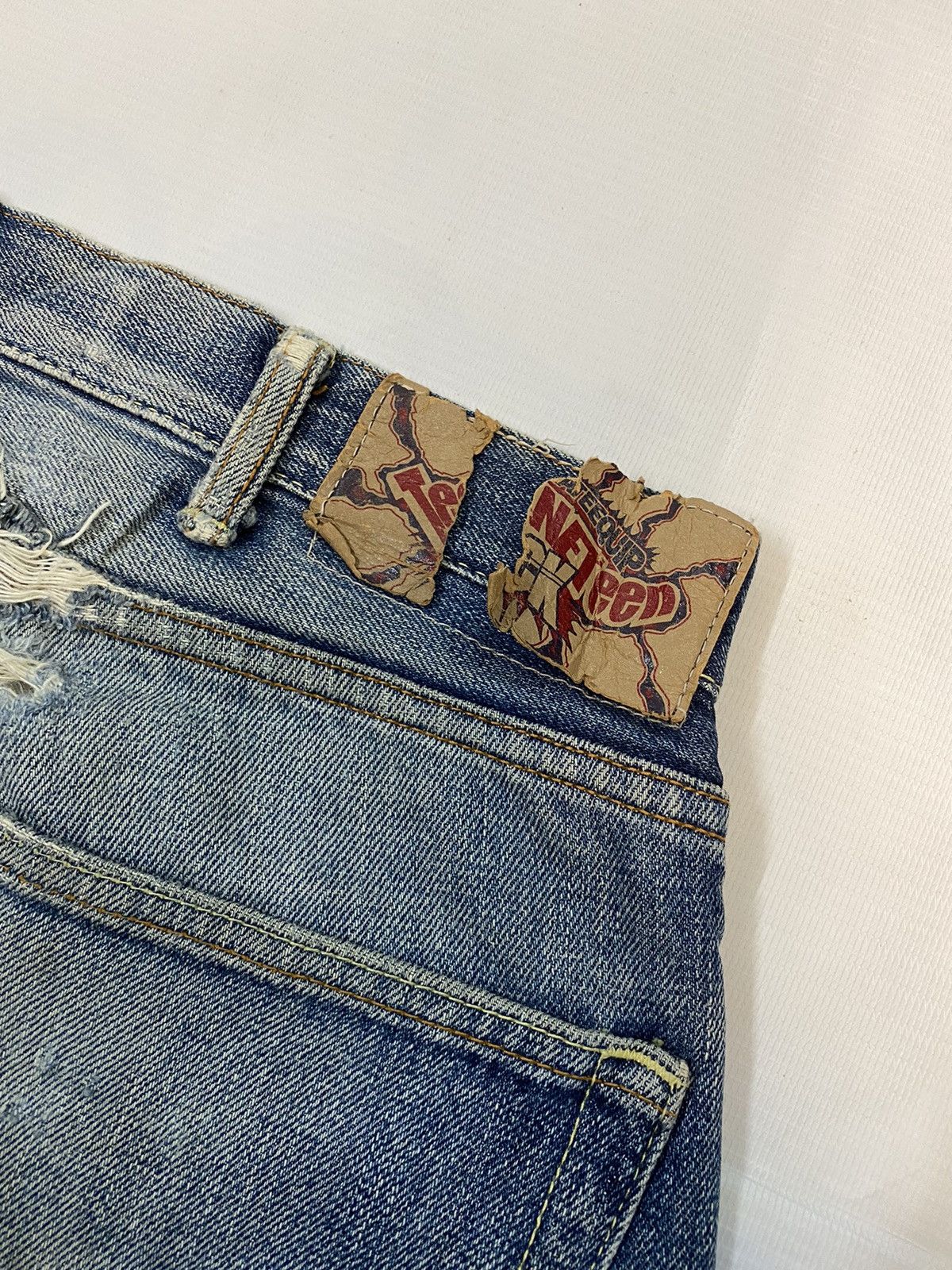 Japanese Brand × Vintage Vintage Selvedge Denim Teenineteen Skateboard Size US 32 / EU 48 - 12 Thumbnail
