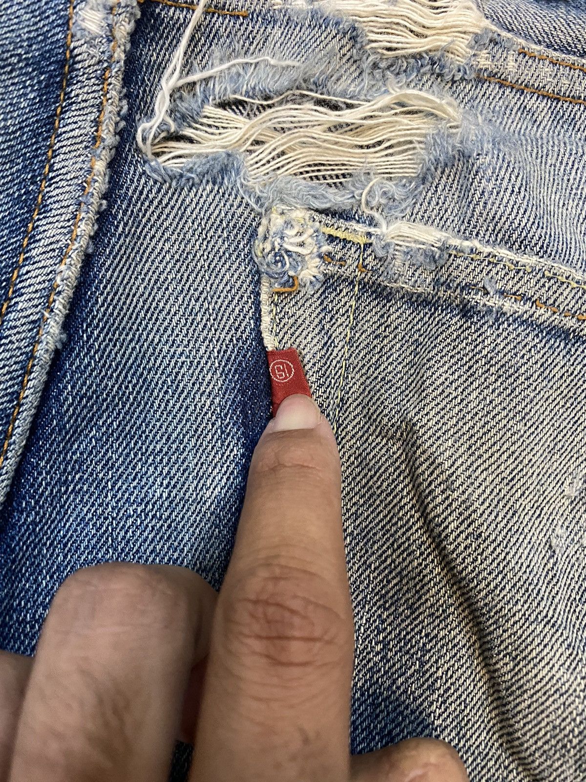 Japanese Brand × Vintage Vintage Selvedge Denim Teenineteen Skateboard Size US 32 / EU 48 - 14 Thumbnail