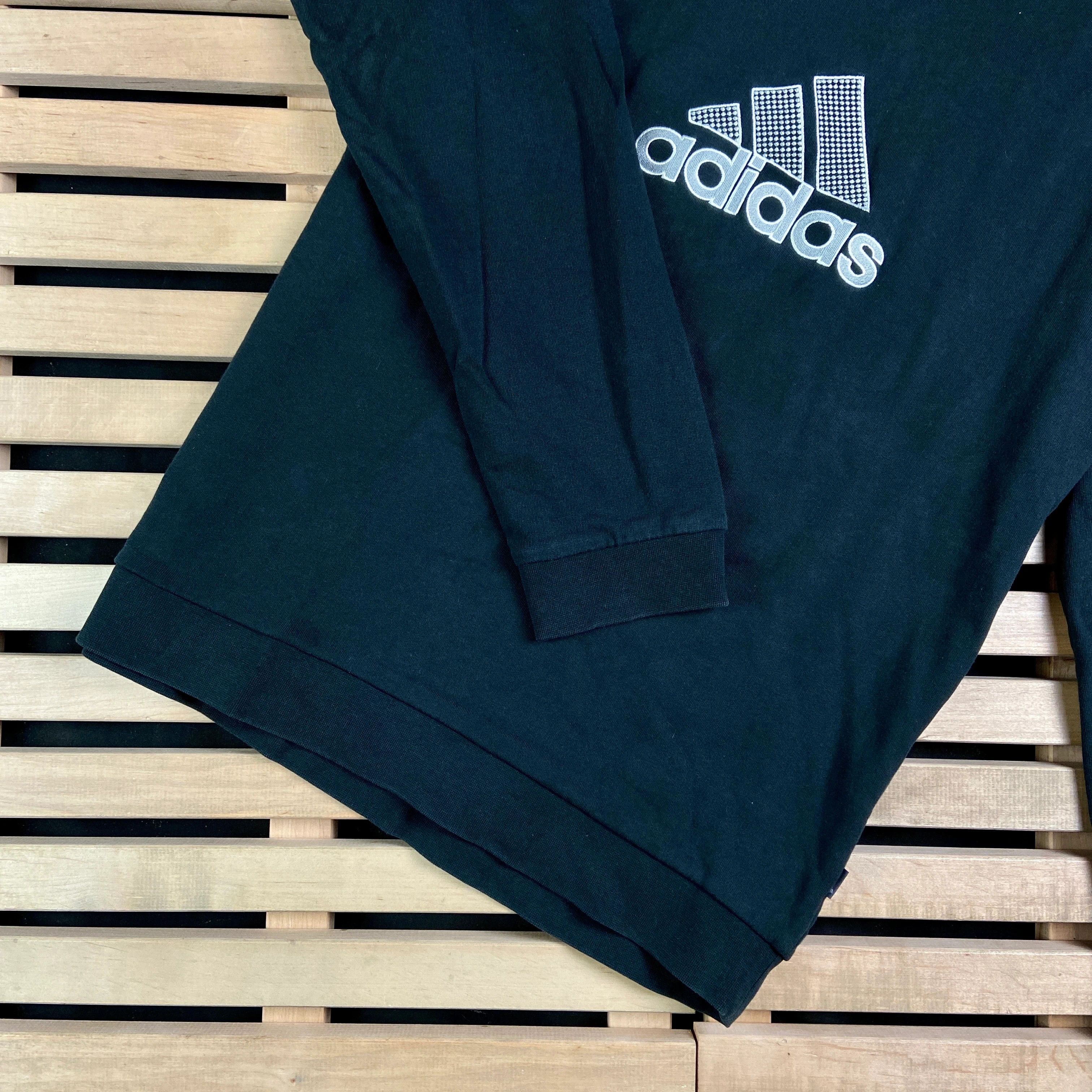 Adidas × Vintage Mens Sweatshirt Adidas Vintage Big Logo Size L Size US L / EU 52-54 / 3 - 3 Thumbnail
