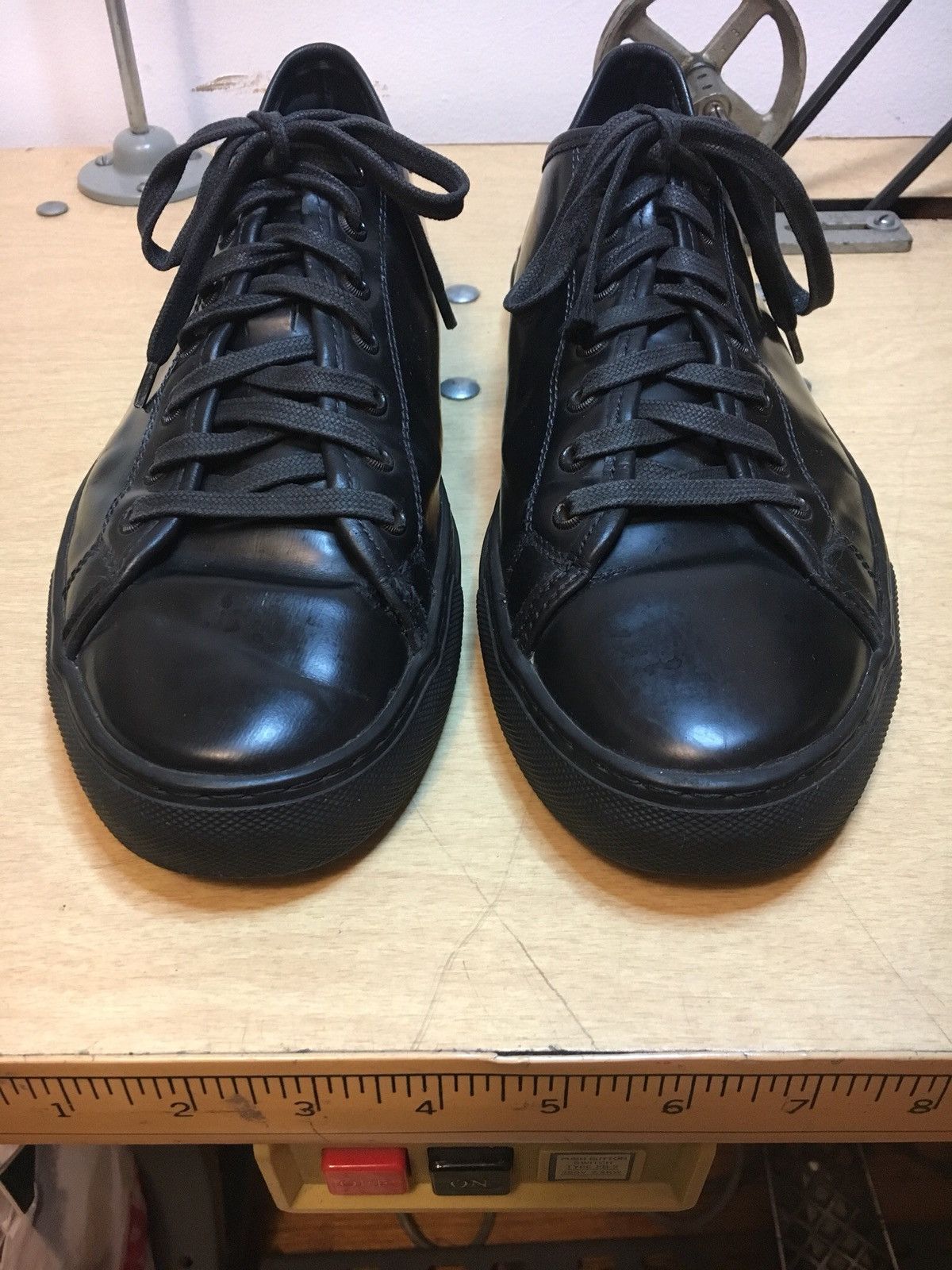 Diemme Diemme Italy Patent Leather CP LowSneakers Size US 11.5 / EU 44-45 - 3 Thumbnail