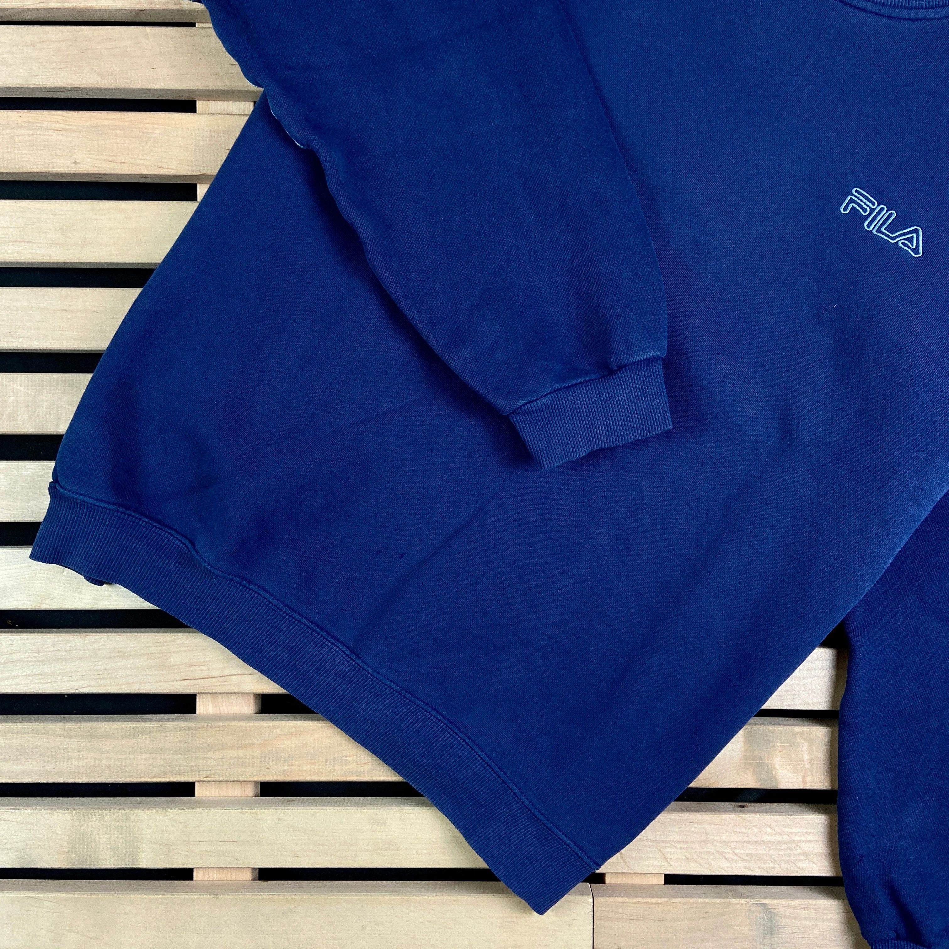 Fila × Vintage Mens Sweatshirt Fila Vintage Size L Size US L / EU 52-54 / 3 - 3 Thumbnail