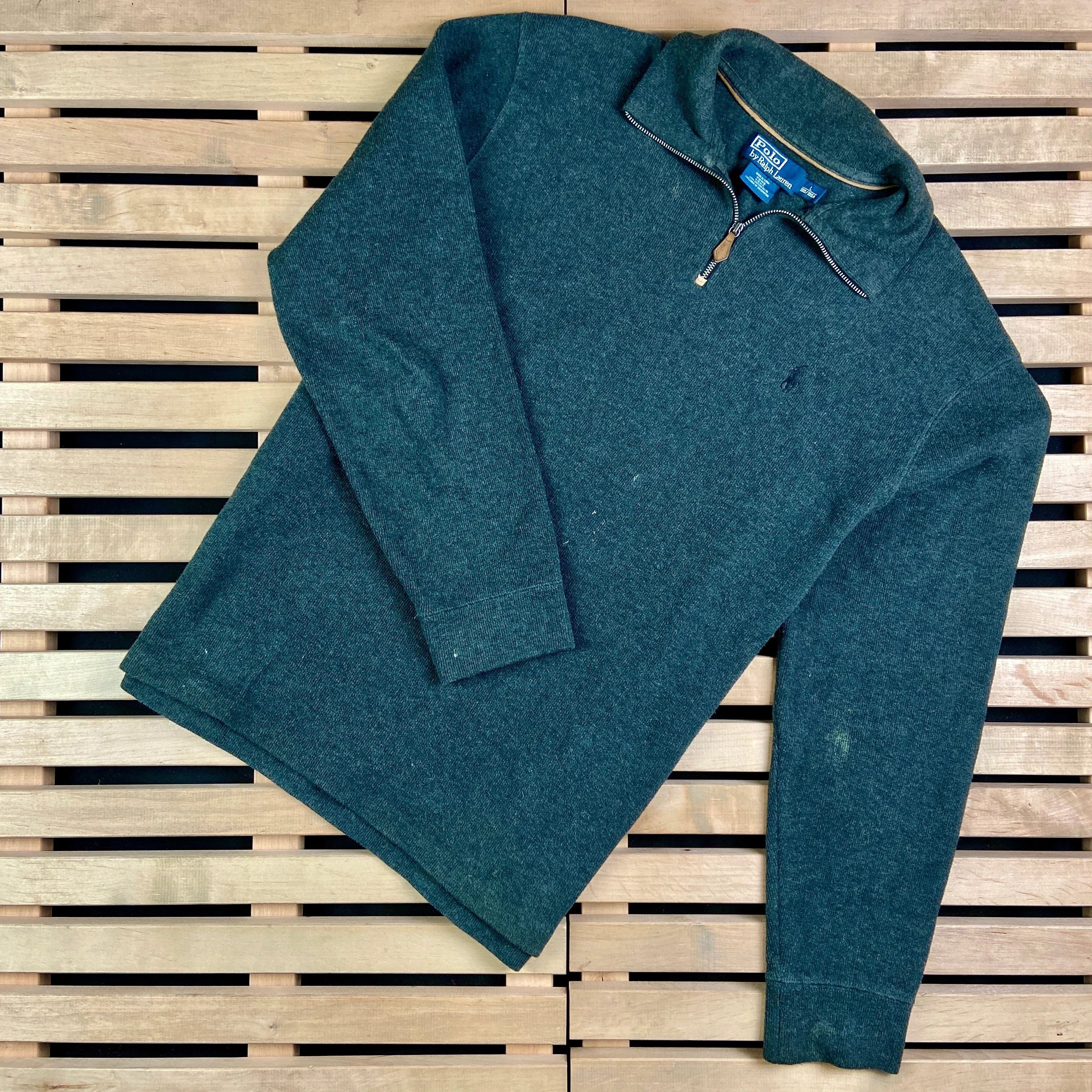 Polo Ralph Lauren × Ralph Lauren × Vintage Mens Sweatshirt Pullover Polo Ralph Lauren Vintage Size L Size US L / EU 52-54 / 3 - 1 Thumbnail