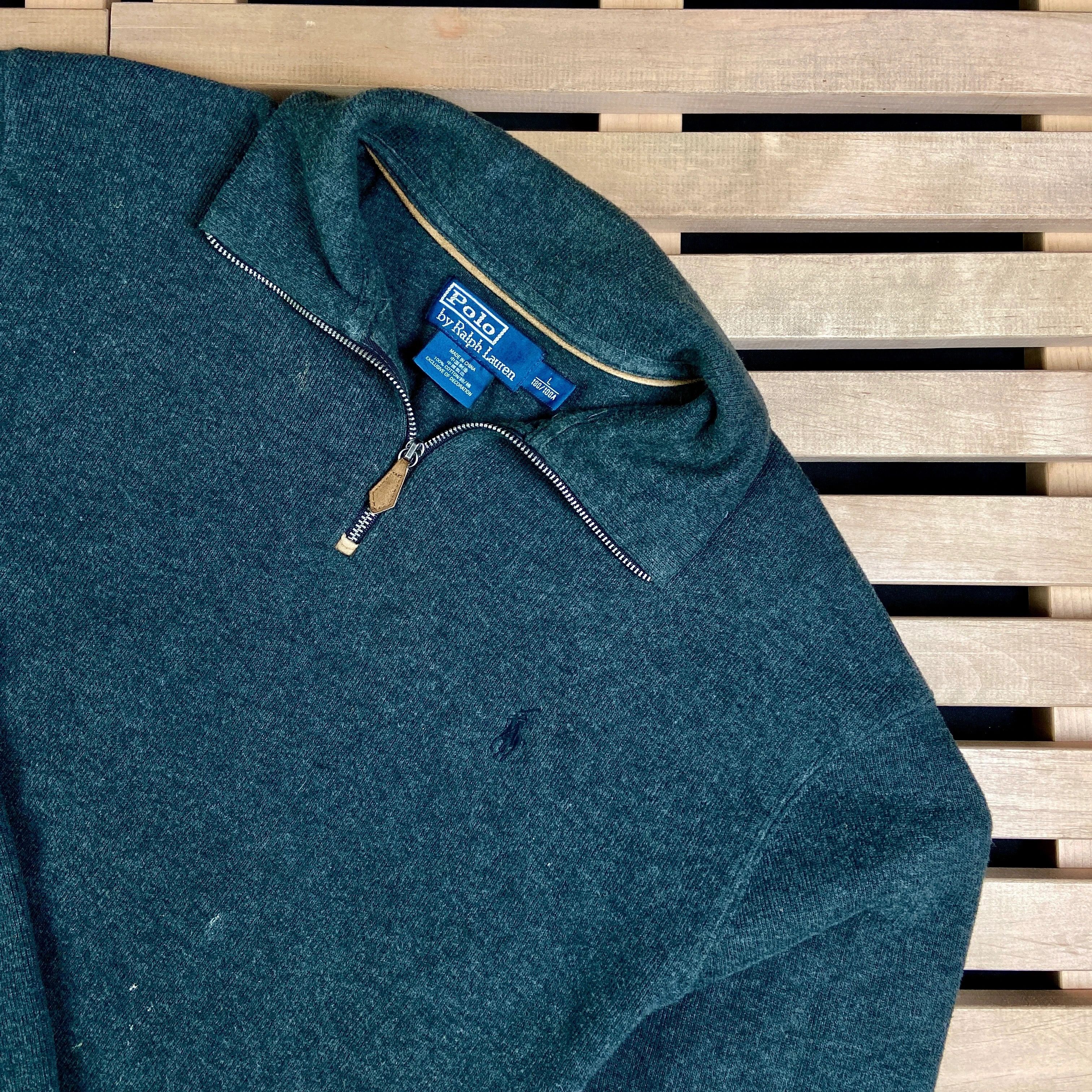 Polo Ralph Lauren × Ralph Lauren × Vintage Mens Sweatshirt Pullover Polo Ralph Lauren Vintage Size L Size US L / EU 52-54 / 3 - 2 Thumbnail