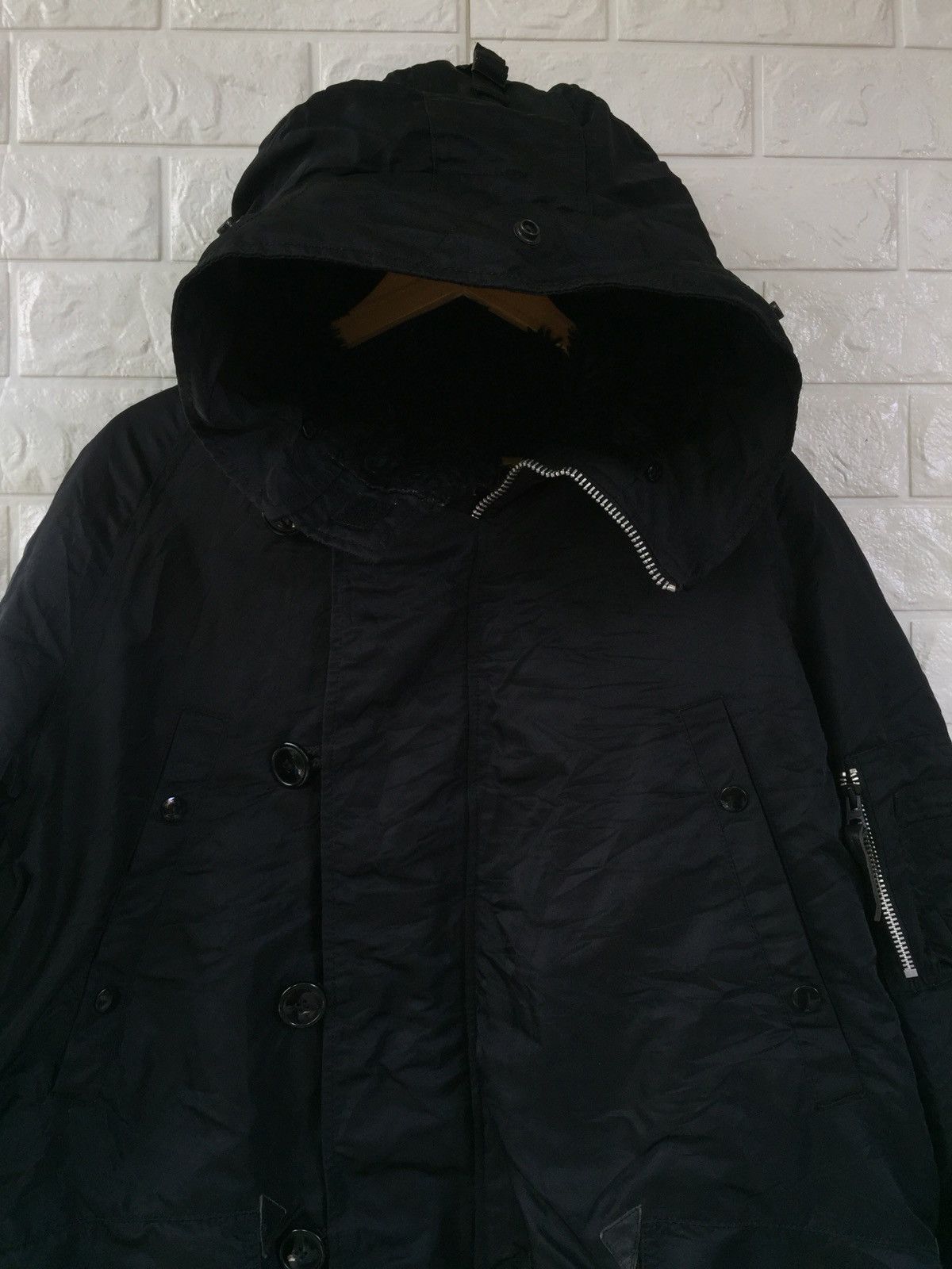 Alpha Industries × Vintage ALPHA INDUSTRIAL MILITARY B-3 PILOT JACKET Size US L / EU 52-54 / 3 - 4 Thumbnail