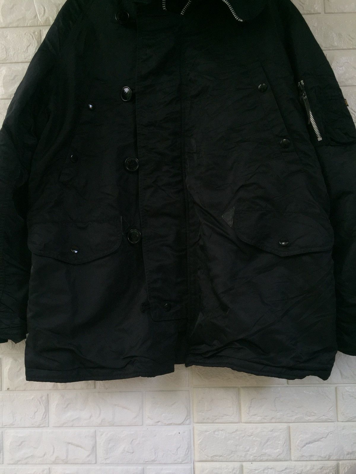Alpha Industries × Vintage ALPHA INDUSTRIAL MILITARY B-3 PILOT JACKET Size US L / EU 52-54 / 3 - 5 Thumbnail
