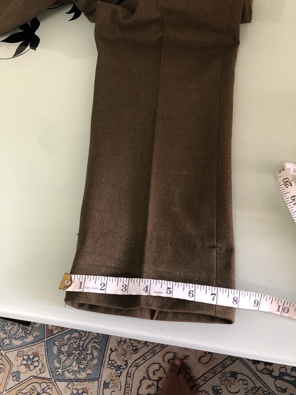 Vintage Rare❗️Vintage 40s Us Army 18oz Trousers Wool Pants Size US 26 / EU 42 - 23 Thumbnail