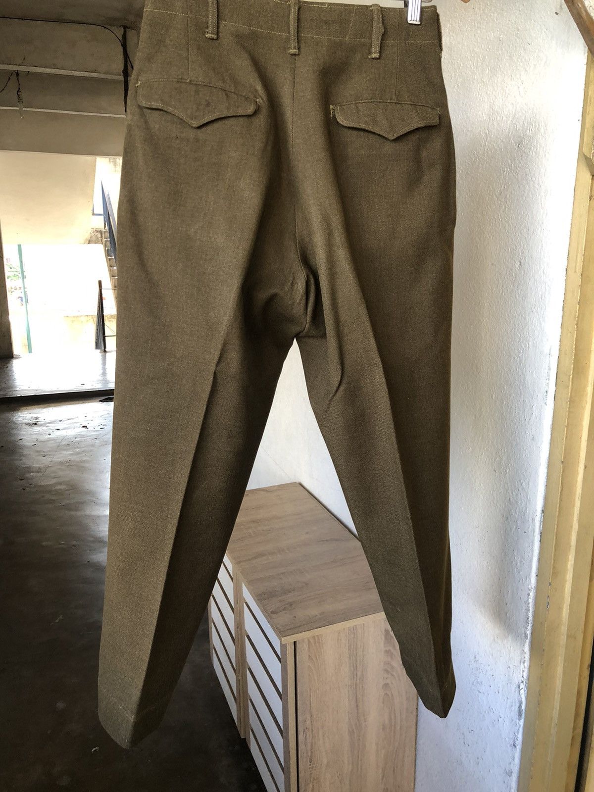 Vintage Rare❗️Vintage 40s Us Army 18oz Trousers Wool Pants Size US 26 / EU 42 - 13 Thumbnail