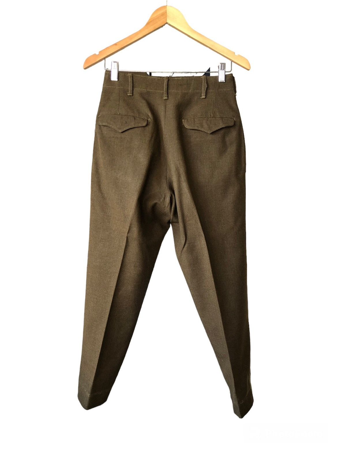 Vintage Rare❗️Vintage 40s Us Army 18oz Trousers Wool Pants Size US 26 / EU 42 - 2 Thumbnail