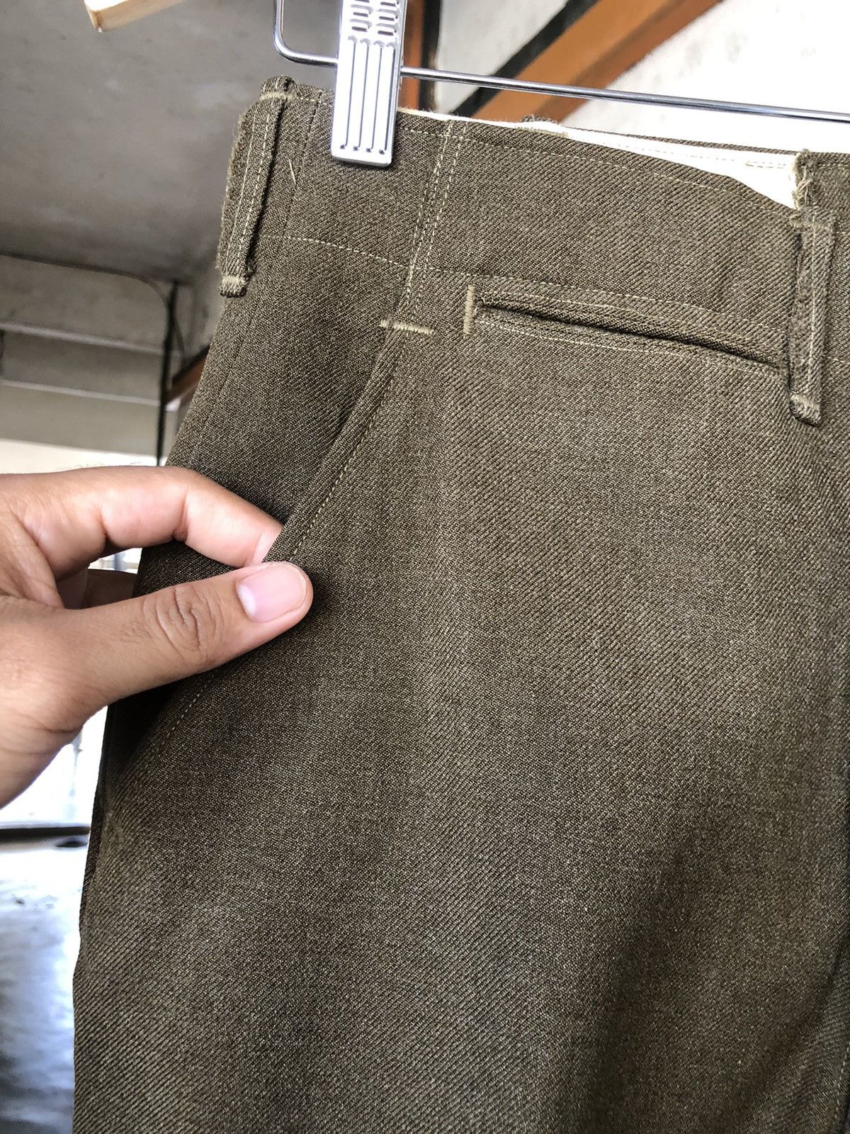 Vintage Rare❗️Vintage 40s Us Army 18oz Trousers Wool Pants Size US 26 / EU 42 - 8 Thumbnail