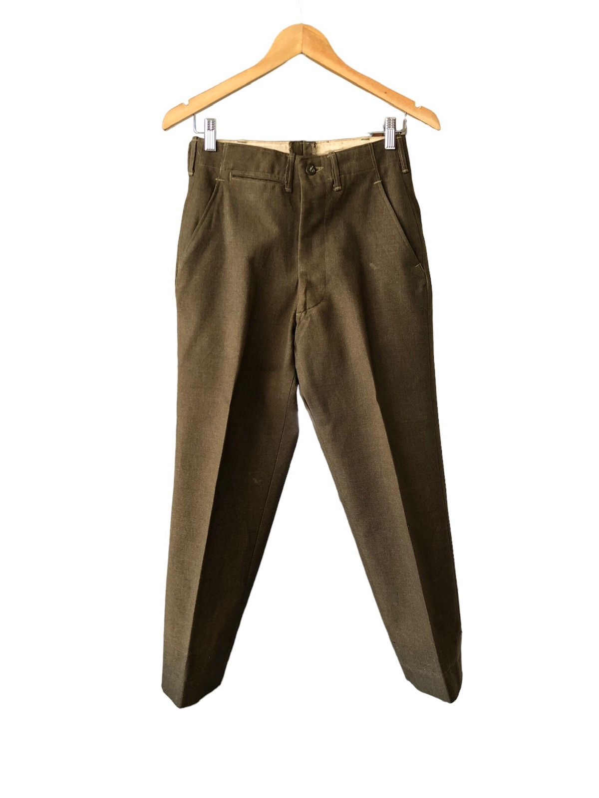 Vintage Rare❗️Vintage 40s Us Army 18oz Trousers Wool Pants Size US 26 / EU 42 - 1 Thumbnail