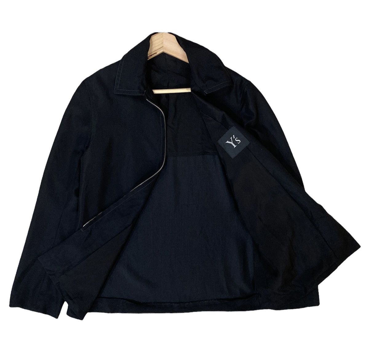 Yohji Yamamoto GRAILS🔥Y’S YOHJI YAMAMOTO LINEN ZIPPER JACKET Size US S / EU 44-46 / 1 - 6 Thumbnail