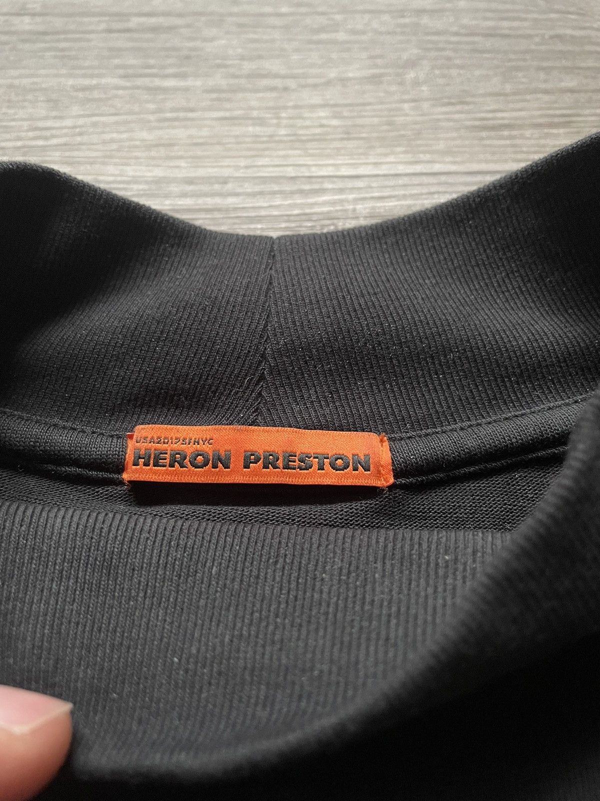 Heron Preston "Style" longsleeve mock neck shirt Size US S / EU 44-46 / 1 - 4 Thumbnail