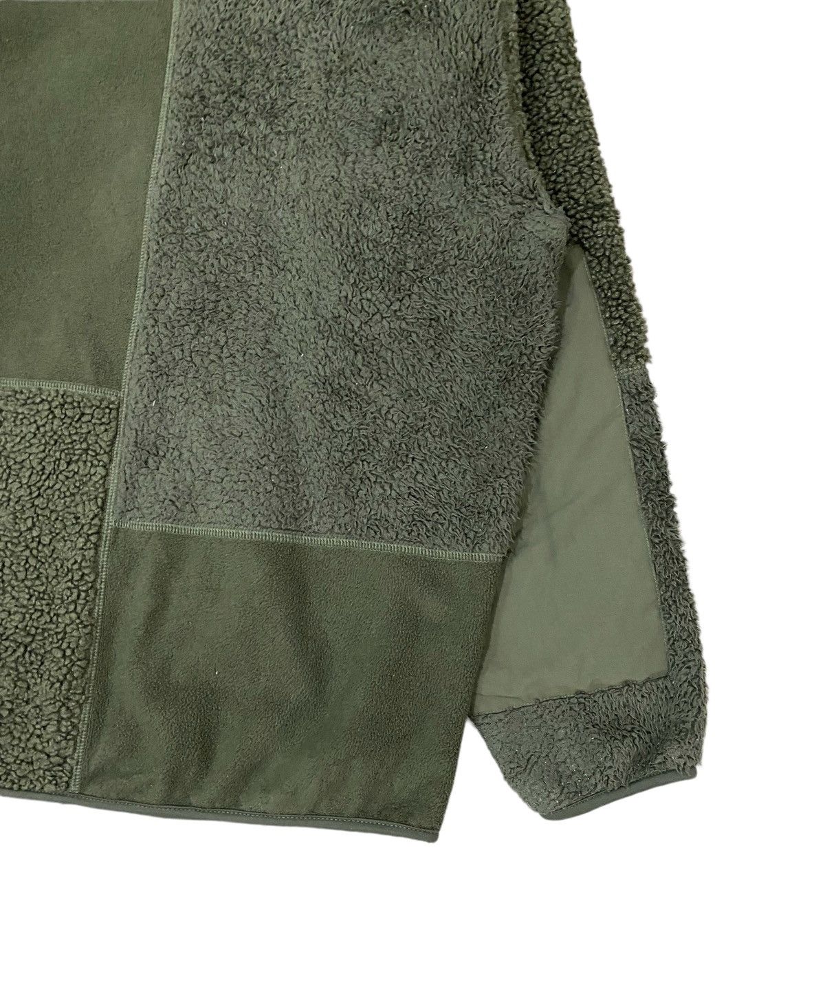 Engineered Garments × Uniqlo ⚡️EG X UNIQLO PATCHWORK SPLIT DEEP PILED FLEECE JACKET Size US M / EU 48-50 / 2 - 8 Thumbnail