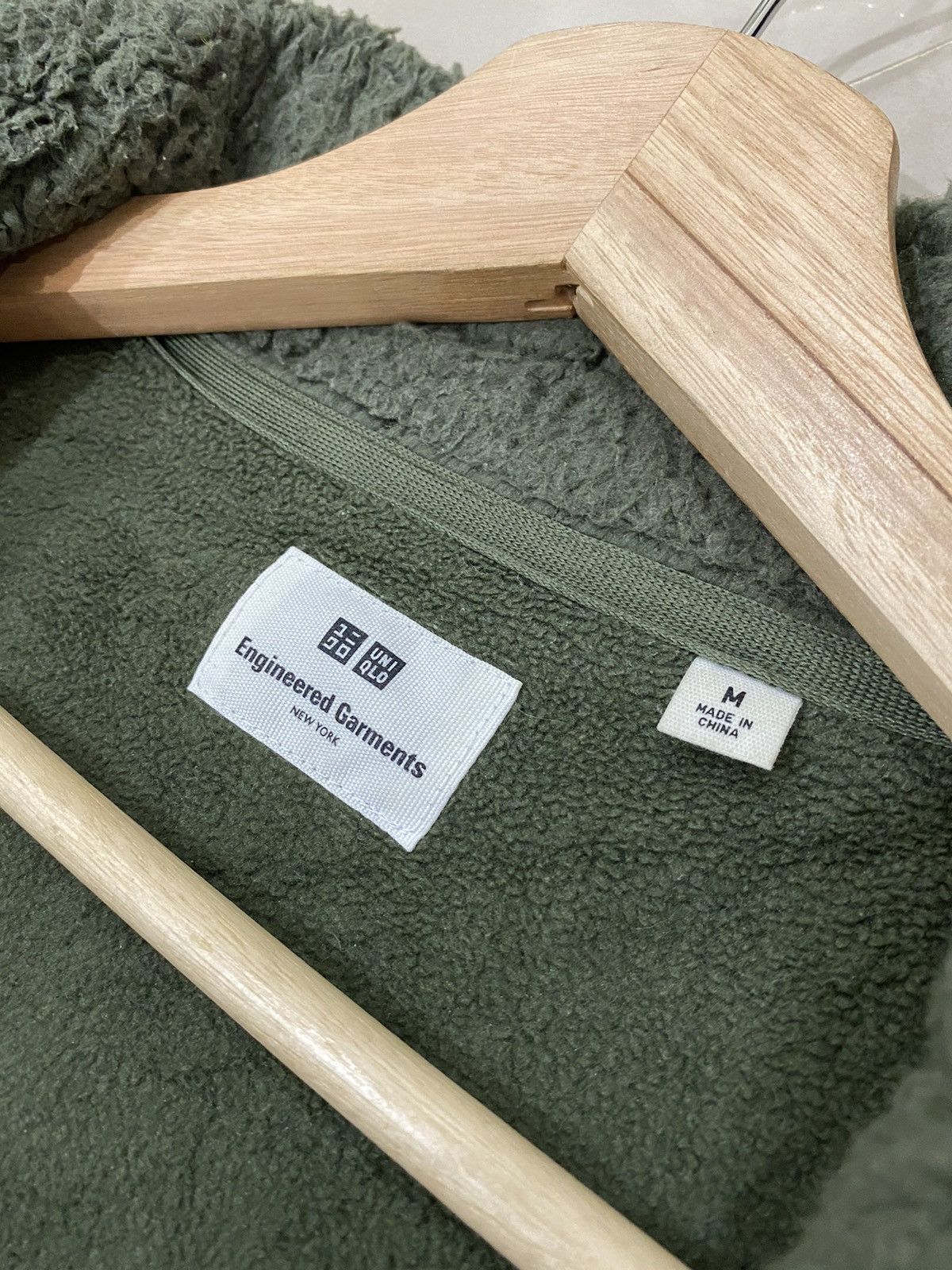Engineered Garments × Uniqlo ⚡️EG X UNIQLO PATCHWORK SPLIT DEEP PILED FLEECE JACKET Size US M / EU 48-50 / 2 - 9 Thumbnail
