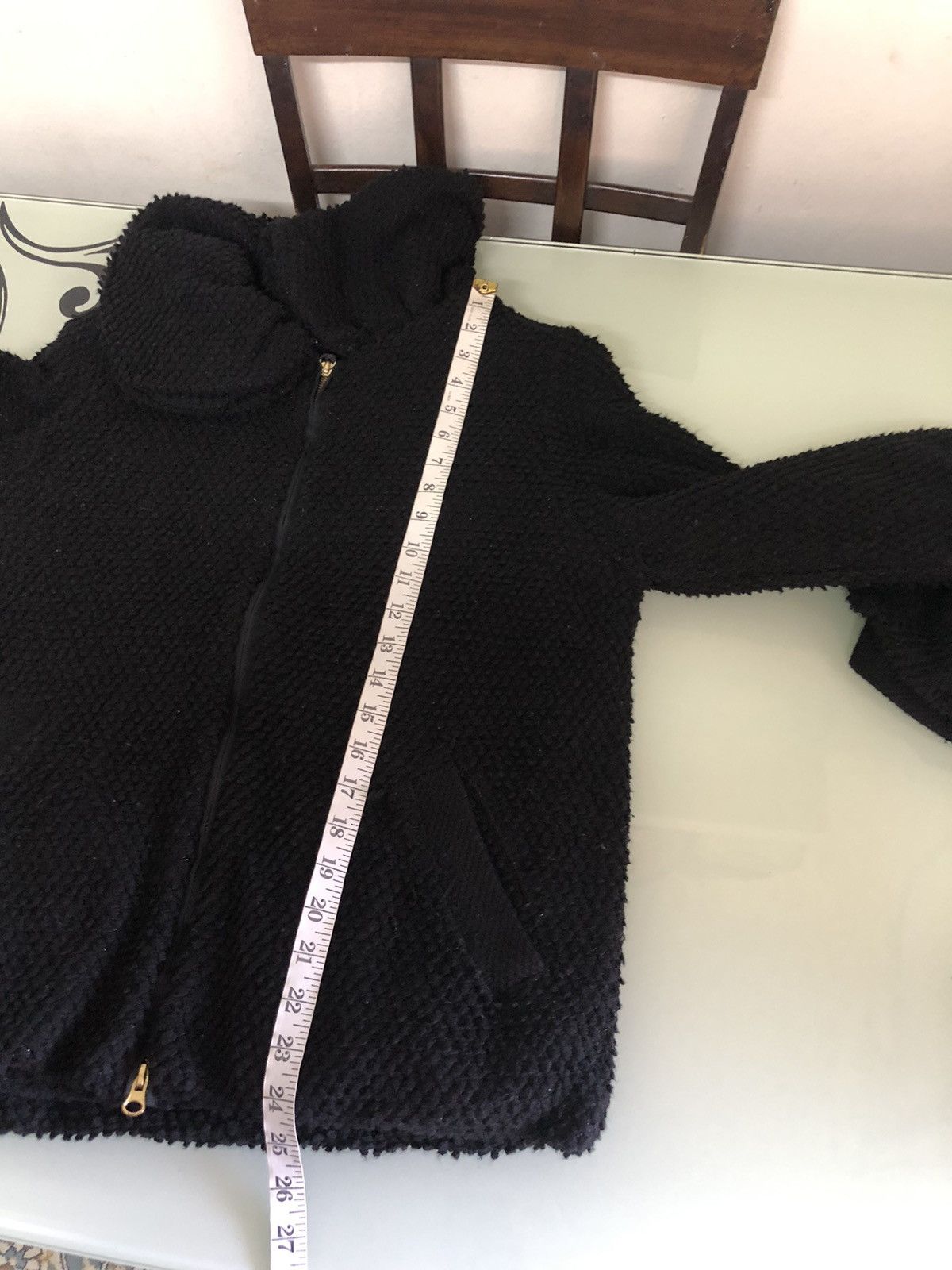 Issey Miyake Vintage Tsumori Chisato Black Boa Blouson Jackets Size L / US 10 / IT 46 - 21 Thumbnail
