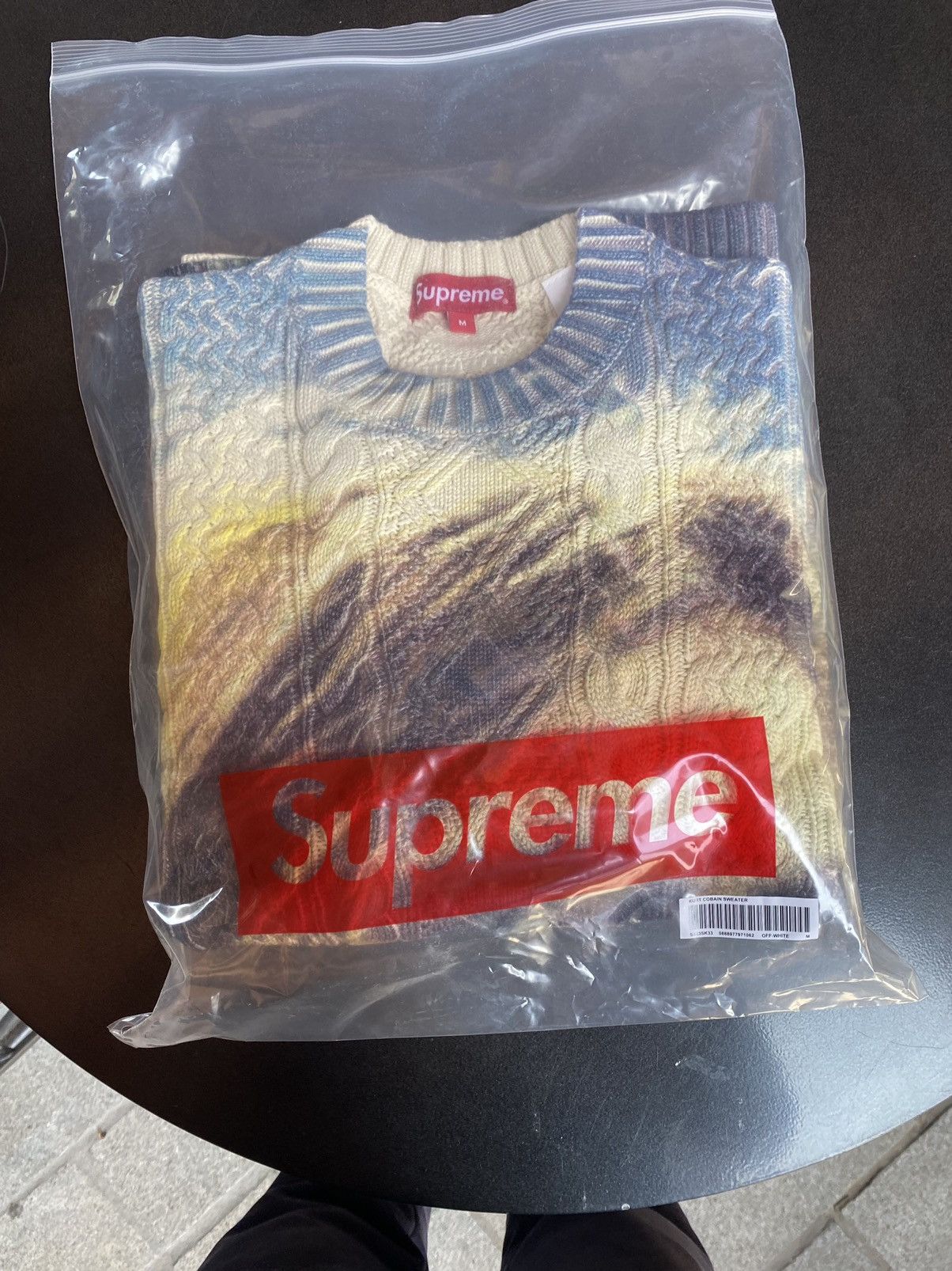 Supreme Supreme Kurt Cobain Sweater size Medium In Hand | Grailed