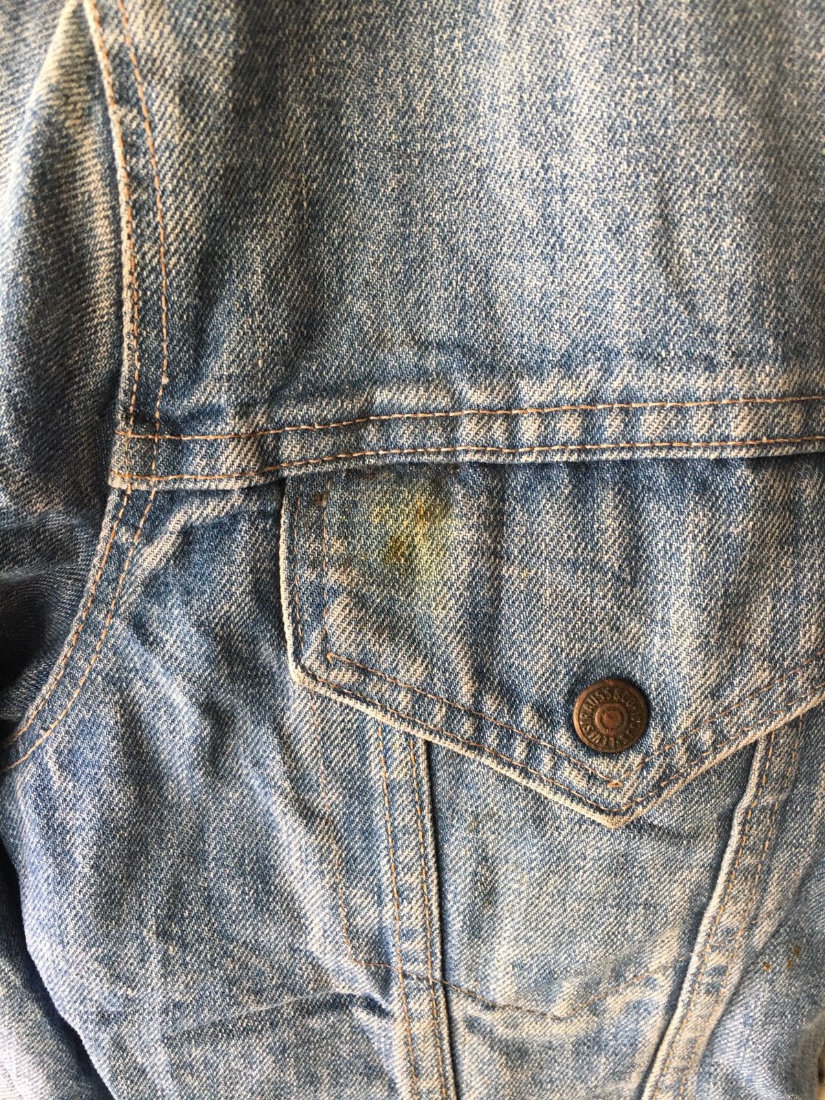 Levi's Vintage Clothing VINTAGE LEVI'S 70s BLUE JACKET SUNDFEDED JEANS USA Size US L / EU 52-54 / 3 - 10 Thumbnail