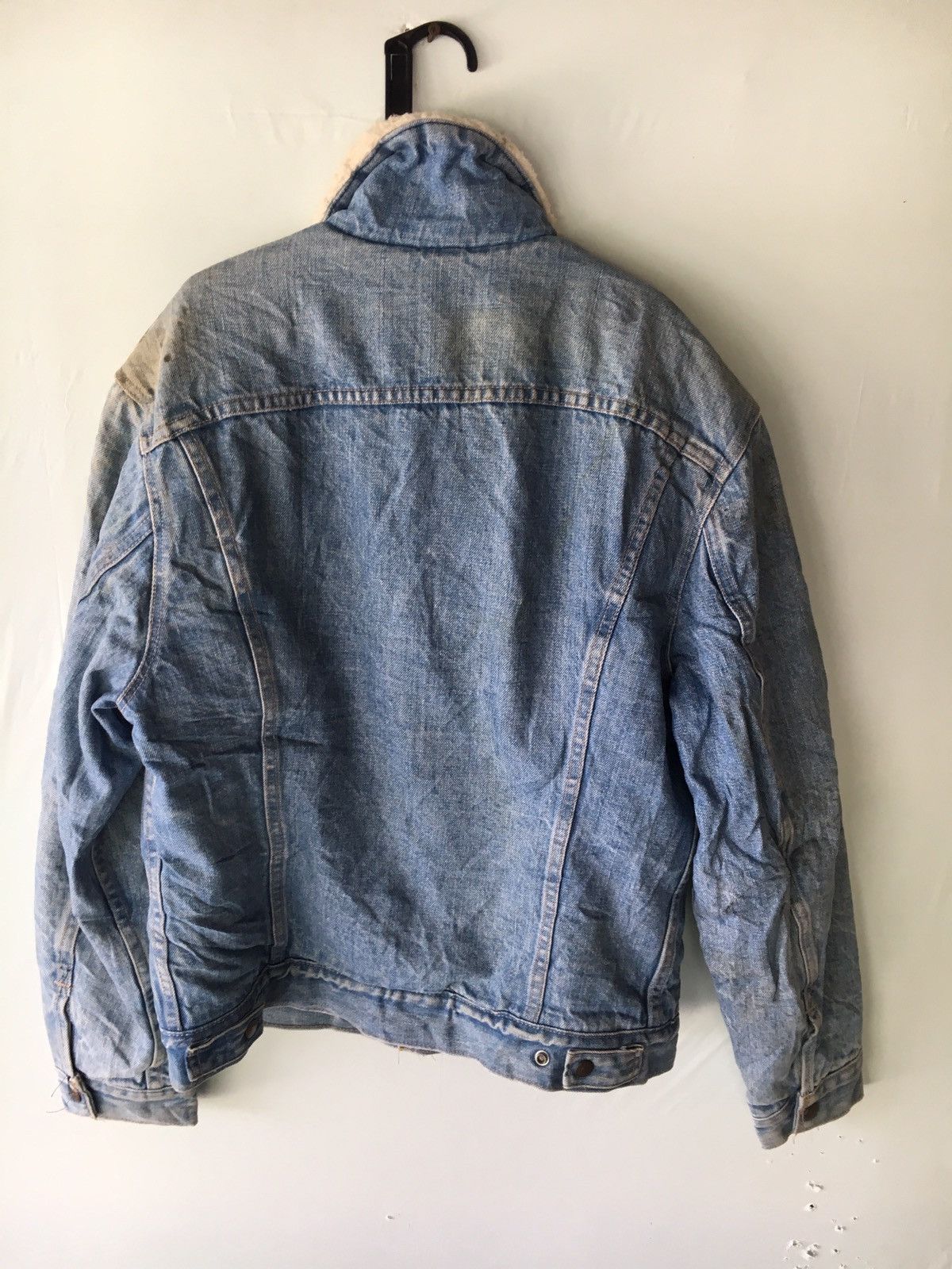 Levi's Vintage Clothing VINTAGE LEVI'S 70s BLUE JACKET SUNDFEDED JEANS USA Size US L / EU 52-54 / 3 - 3 Thumbnail