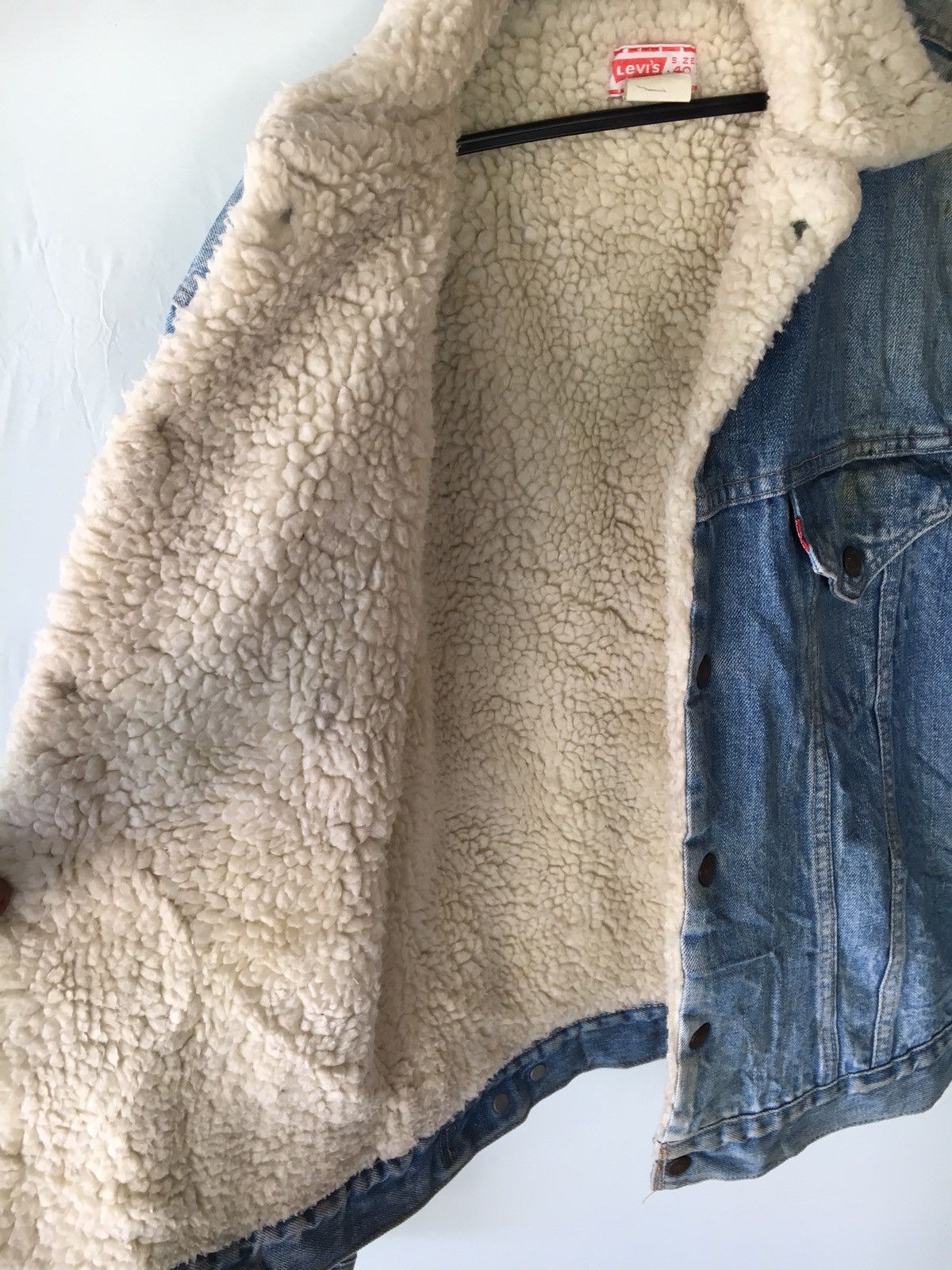 Levi's Vintage Clothing VINTAGE LEVI'S 70s BLUE JACKET SUNDFEDED JEANS USA Size US L / EU 52-54 / 3 - 6 Thumbnail