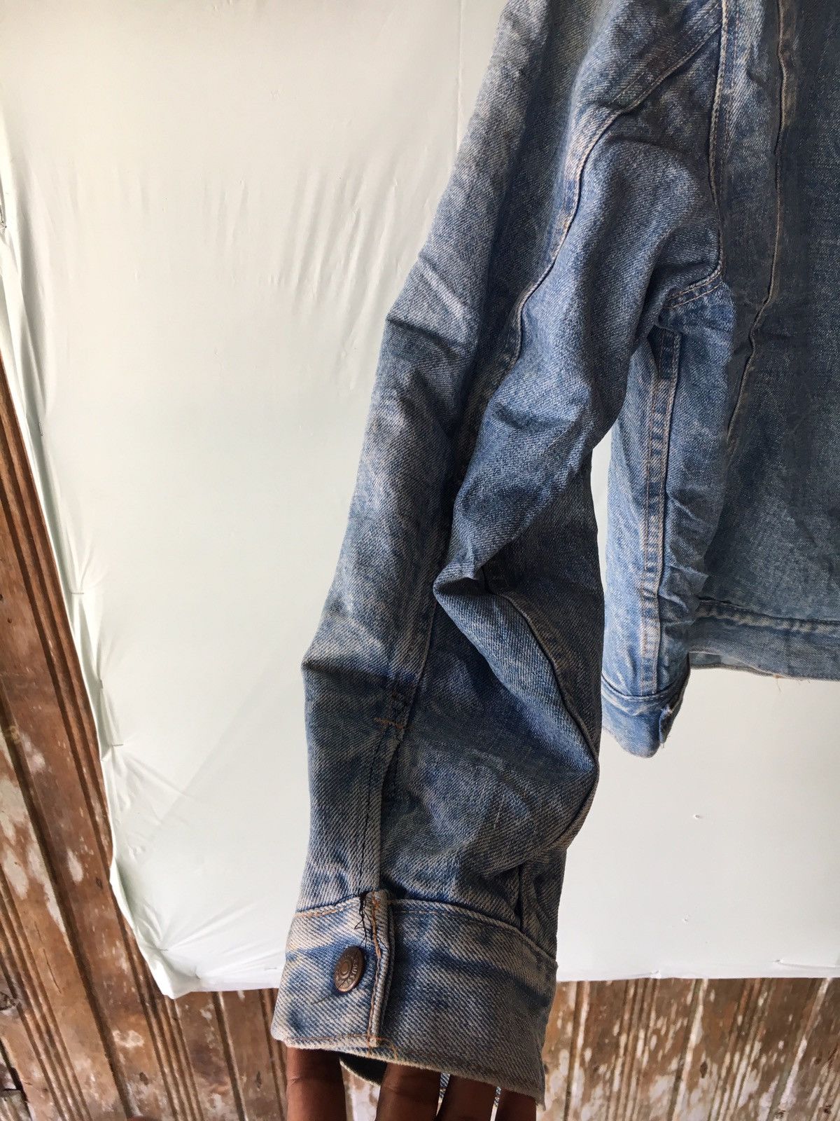 Levi's Vintage Clothing VINTAGE LEVI'S 70s BLUE JACKET SUNDFEDED JEANS USA Size US L / EU 52-54 / 3 - 8 Thumbnail