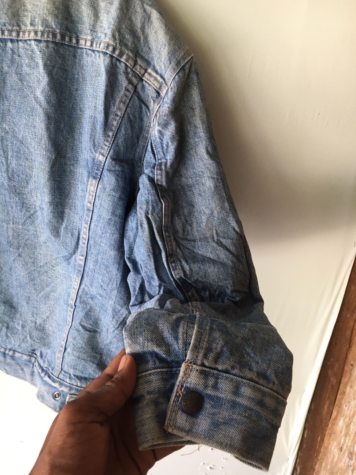 Levi's Vintage Clothing VINTAGE LEVI'S 70s BLUE JACKET SUNDFEDED JEANS USA Size US L / EU 52-54 / 3 - 9 Thumbnail