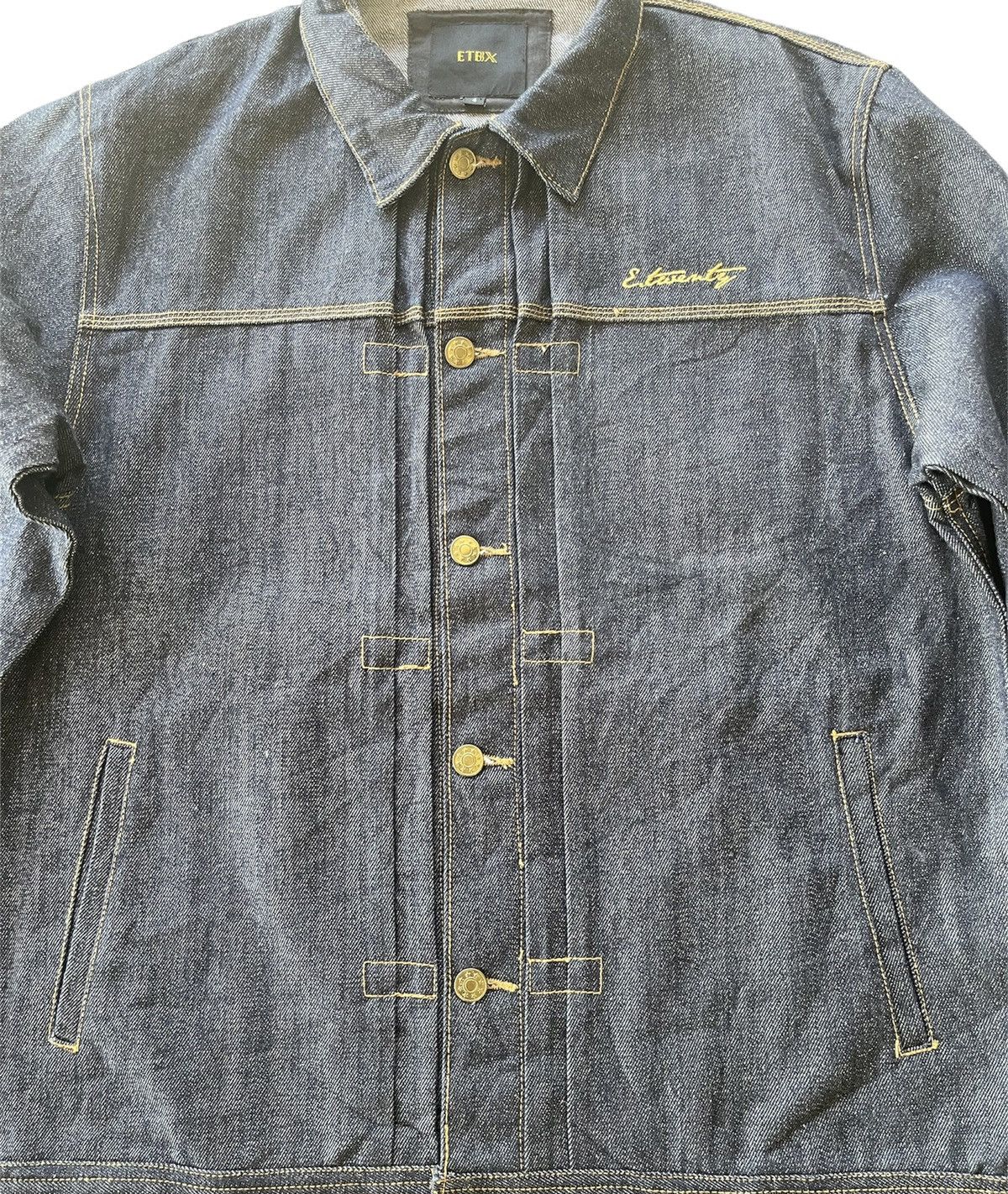 Japanese Brand ETBX DENIM JACKET JAPAN Size US M / EU 48-50 / 2 - 4 Thumbnail