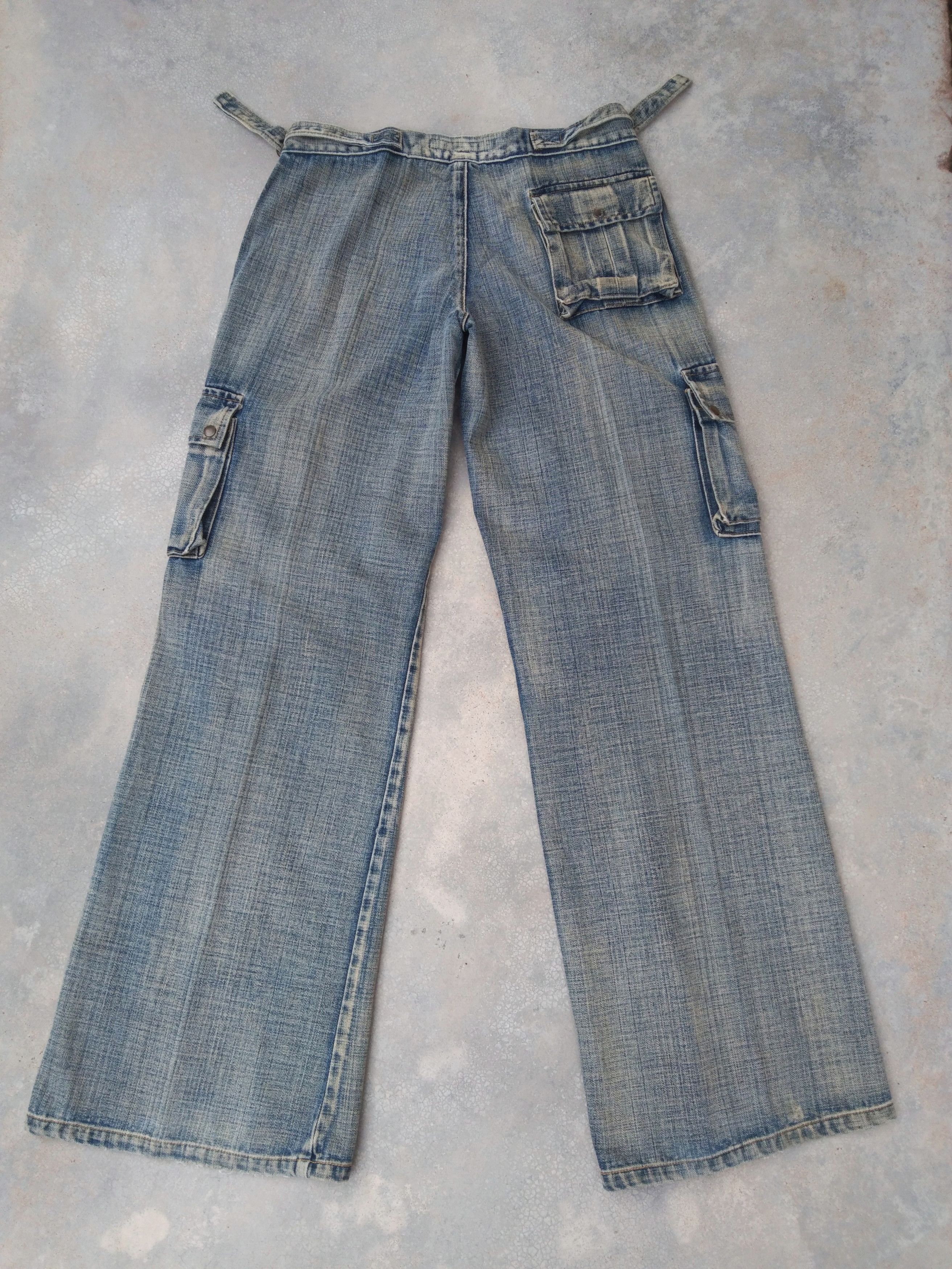 Japanese Brand × Jean × Vintage Vintage TBY Wide Leg Jeans 29x32 Size US 29 - 2 Thumbnail
