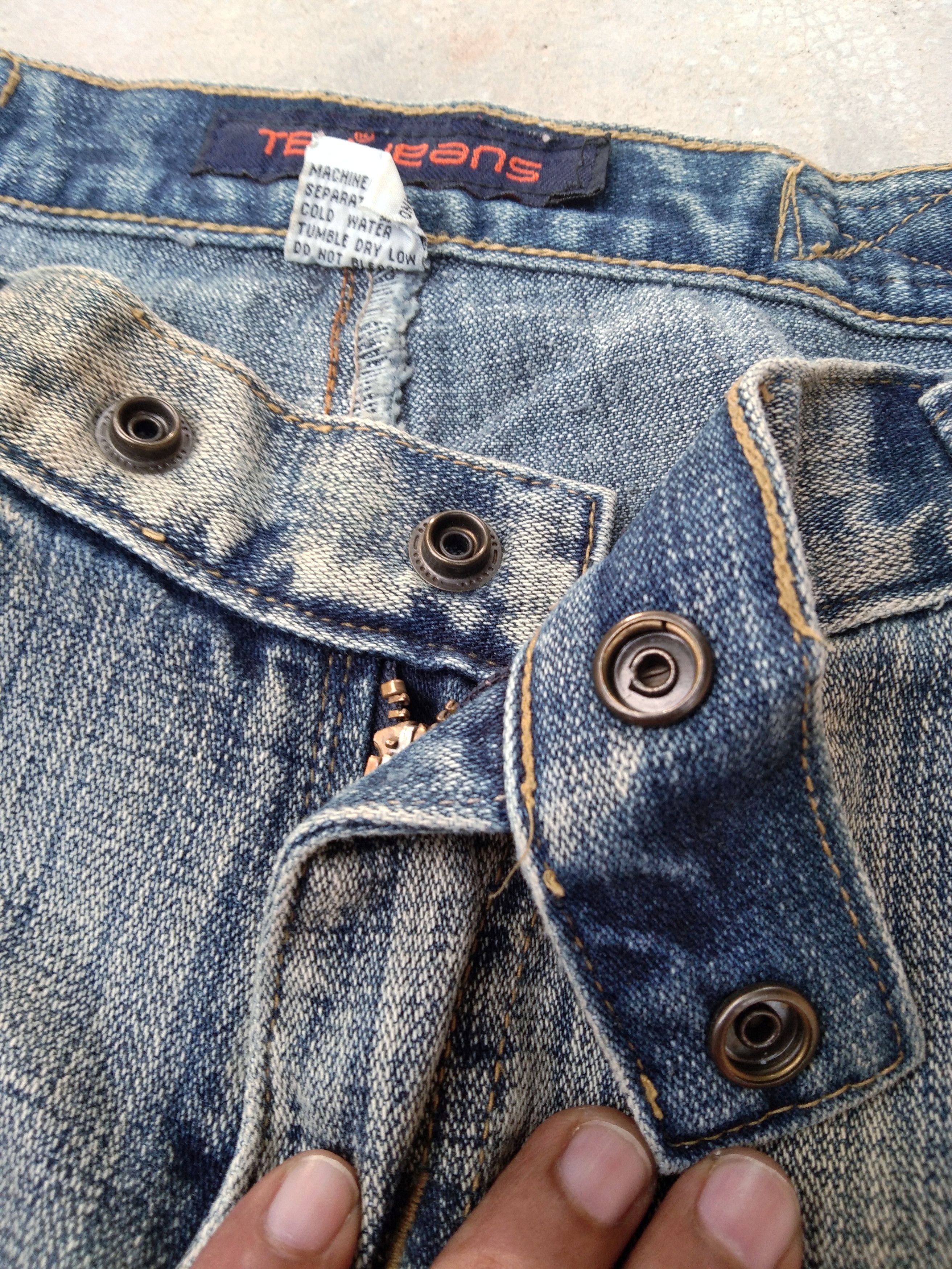 Japanese Brand × Jean × Vintage Vintage TBY Wide Leg Jeans 29x32 Size US 29 - 8 Thumbnail