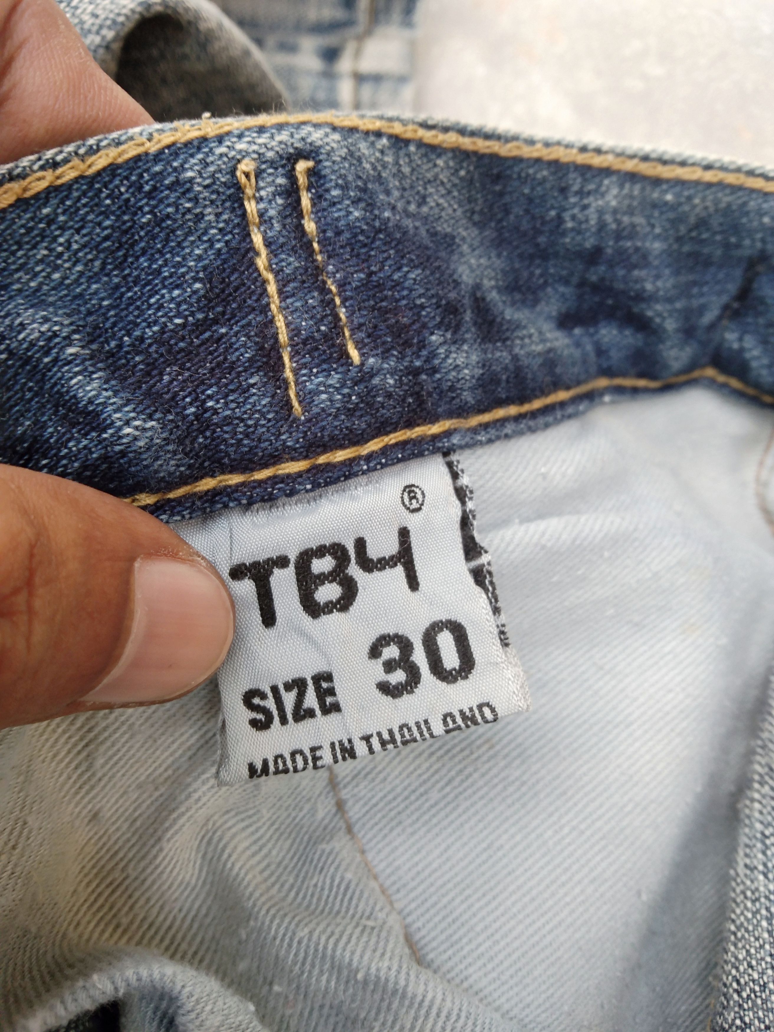 Japanese Brand × Jean × Vintage Vintage TBY Wide Leg Jeans 29x32 Size US 29 - 10 Thumbnail