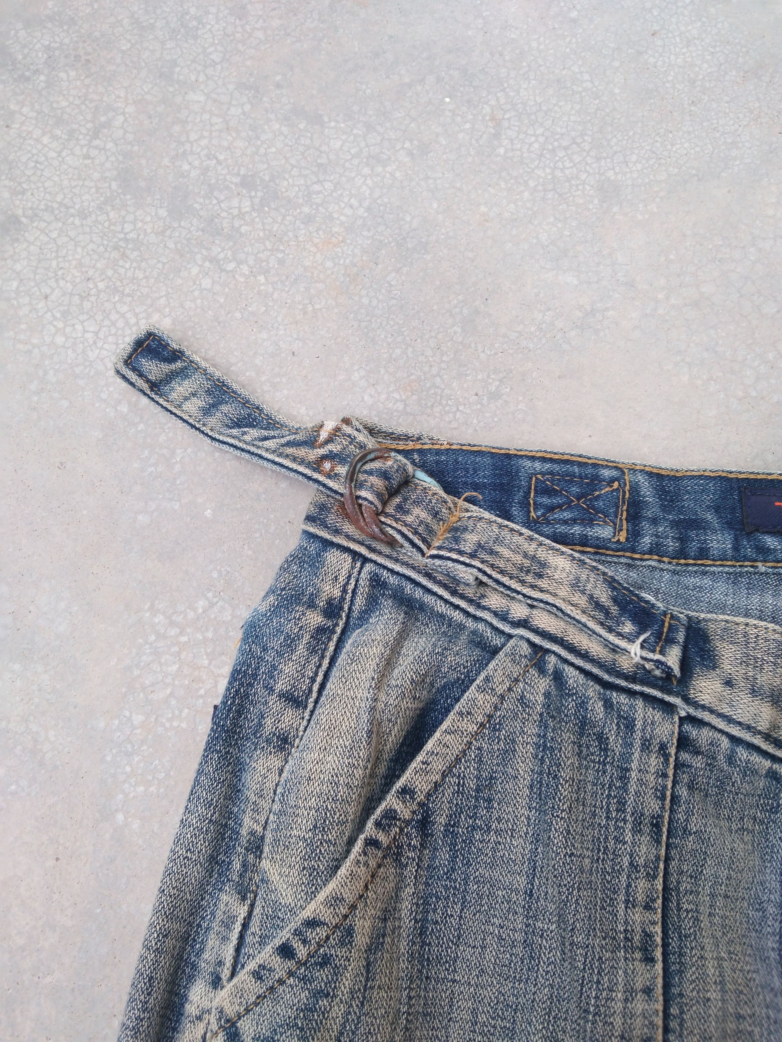 Japanese Brand × Jean × Vintage Vintage TBY Wide Leg Jeans 29x32 Size US 29 - 5 Thumbnail