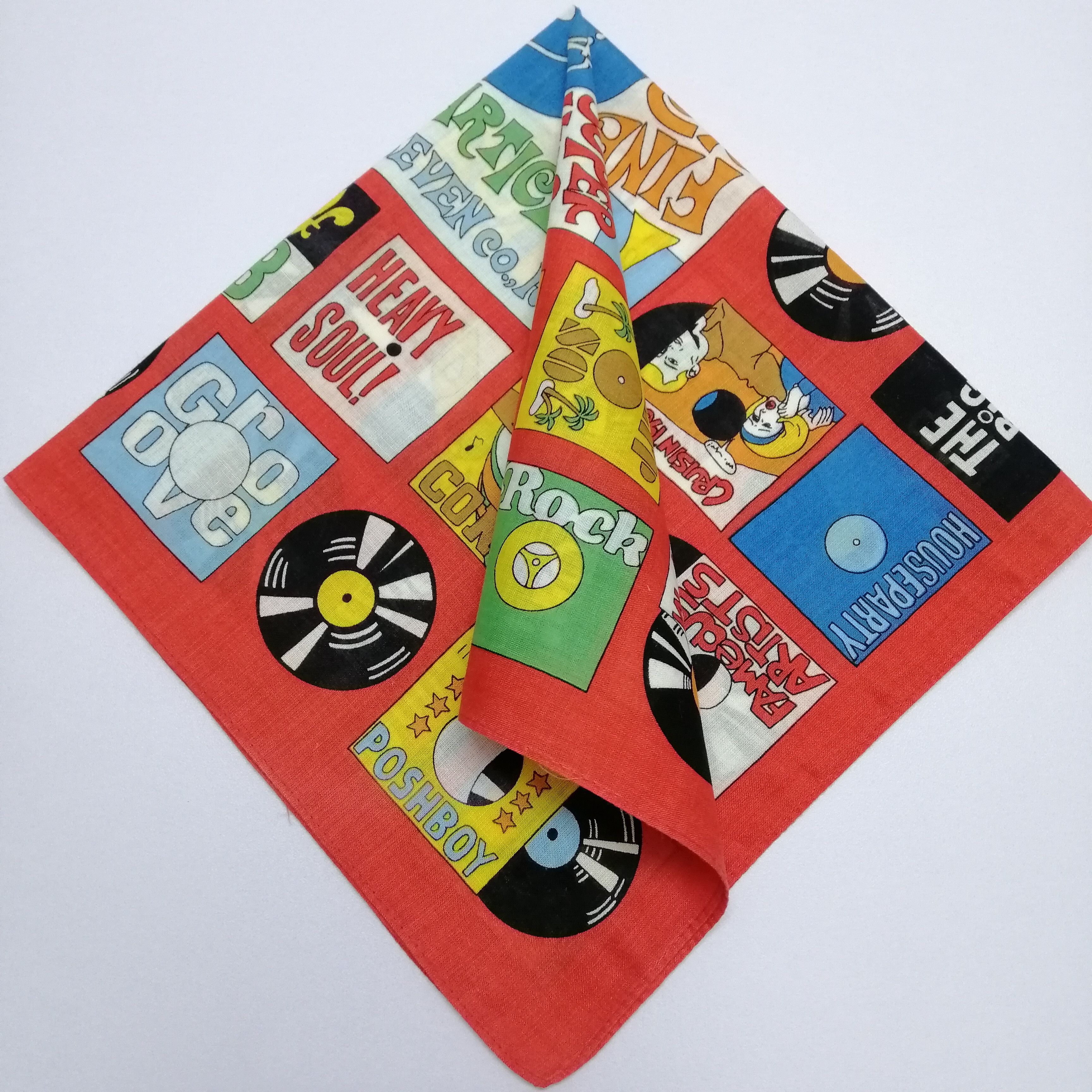 Vintage Poshboy Handkerchief/Neckerchief/Bandana-KD2036 Size ONE SIZE - 1 Thumbnail