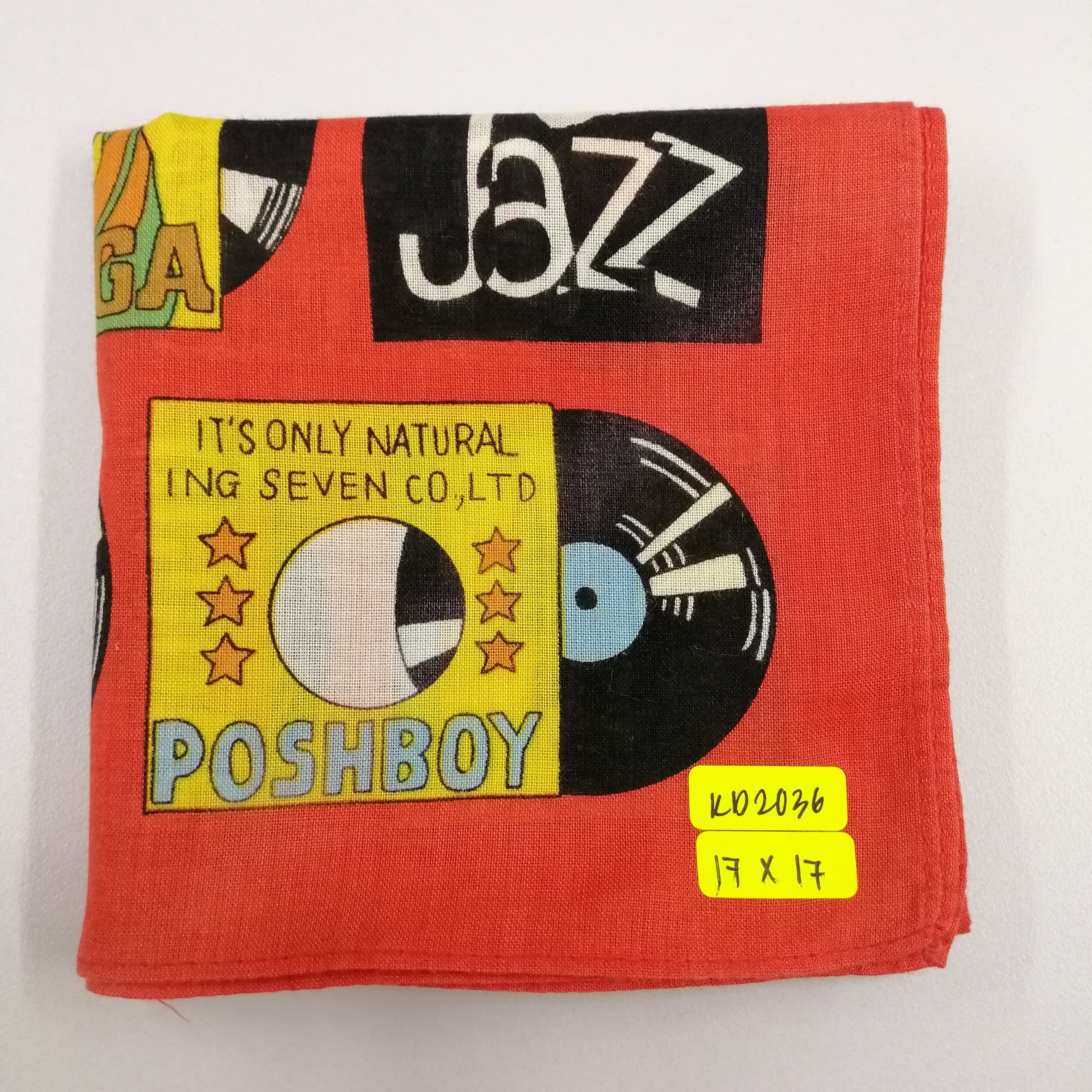 Vintage Poshboy Handkerchief/Neckerchief/Bandana-KD2036 Size ONE SIZE - 6 Thumbnail