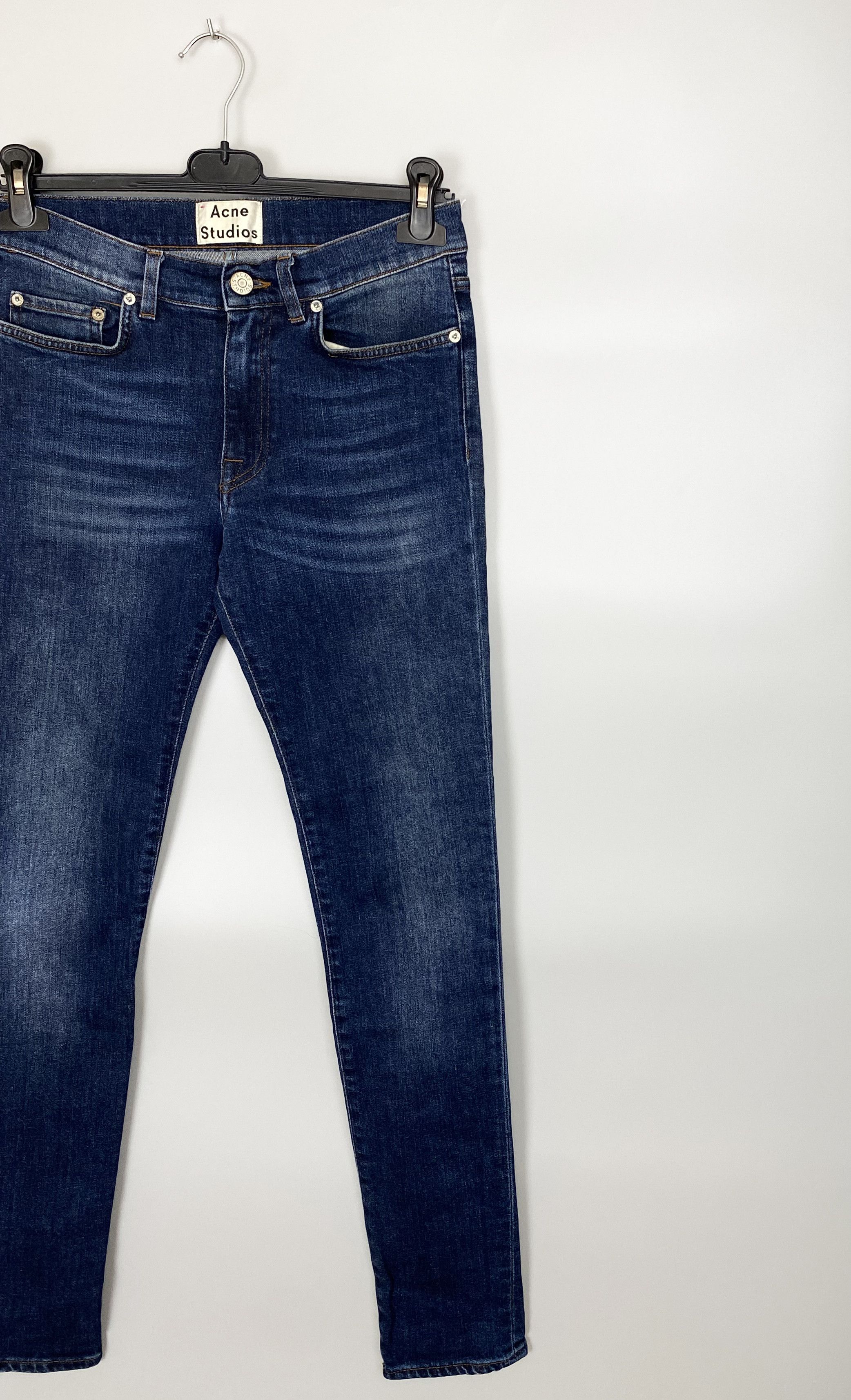 Acne Studios Acne Studios Thin Spaniel Vint Denim Jeans W29 L32 Size US 29 - 3 Thumbnail