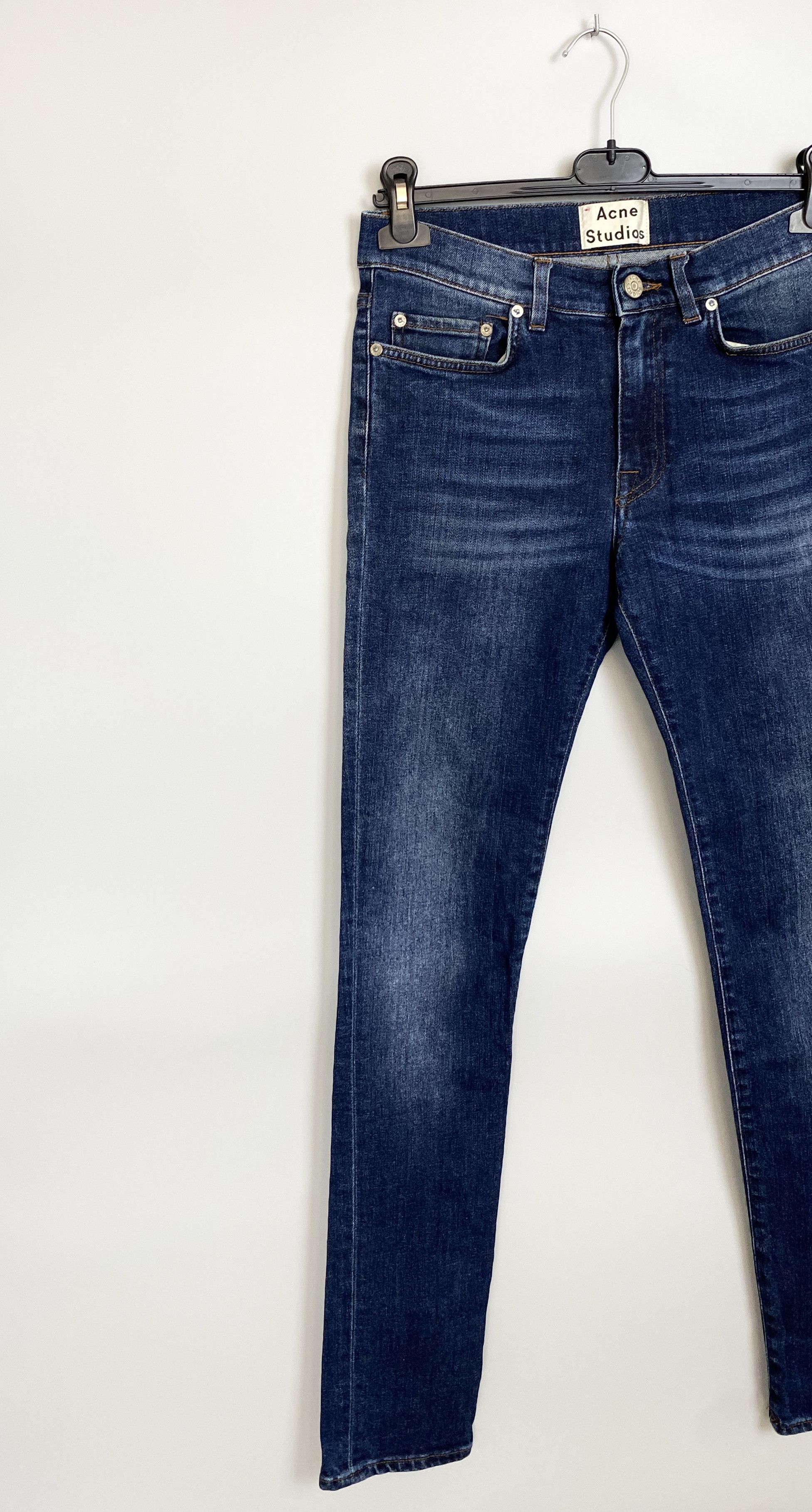 Acne Studios Acne Studios Thin Spaniel Vint Denim Jeans W29 L32 Size US 29 - 2 Thumbnail