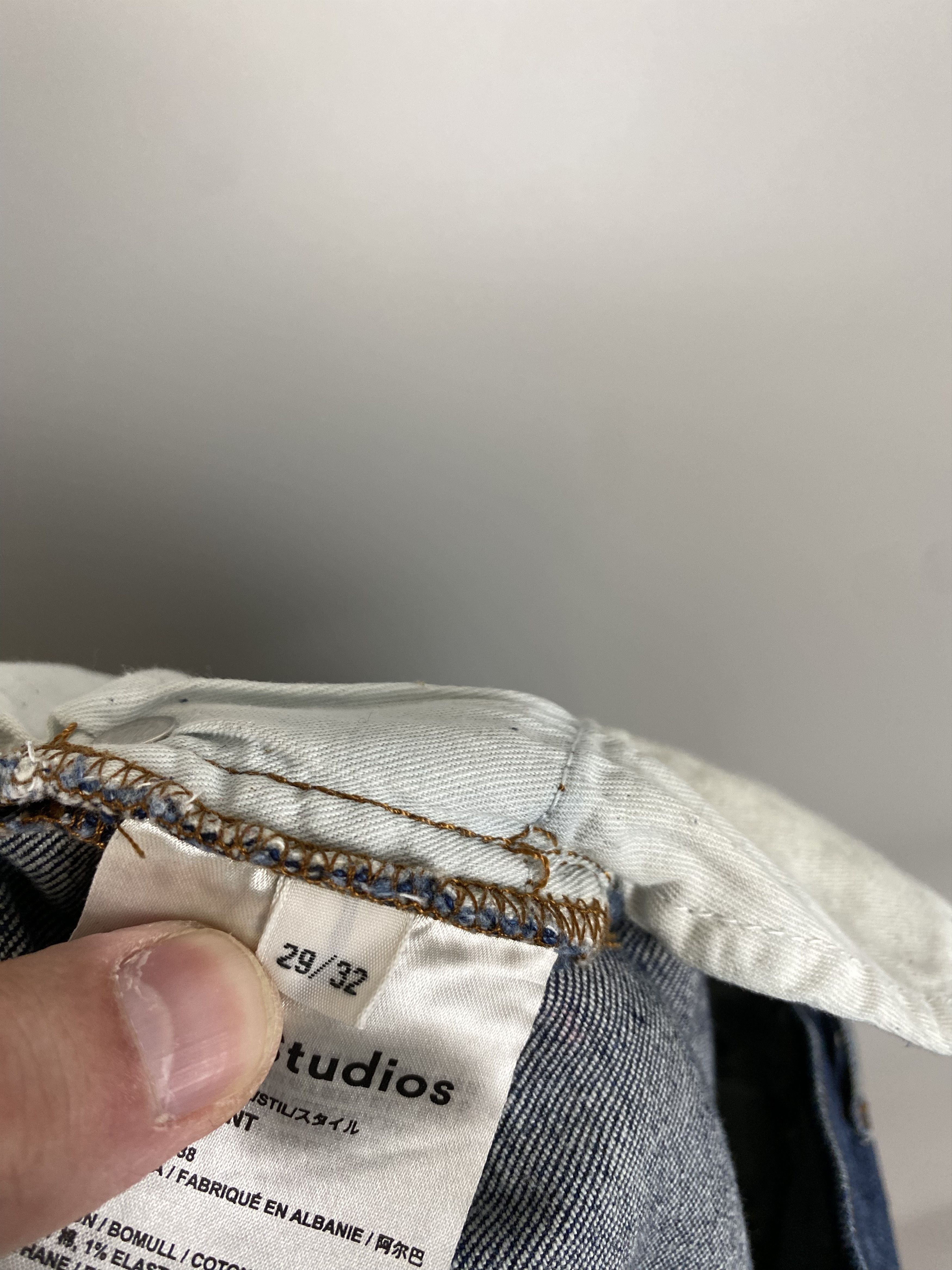 Acne Studios Acne Studios Thin Spaniel Vint Denim Jeans W29 L32 Size US 29 - 12 Thumbnail