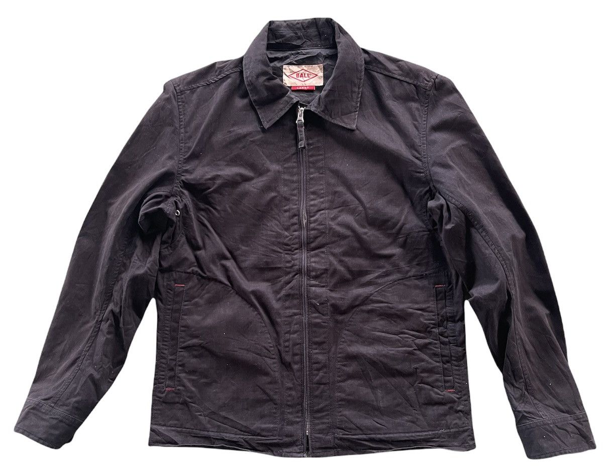 Japanese Brand BALL JACKET FULL ZIPPER Size US L / EU 52-54 / 3 - 1 Thumbnail