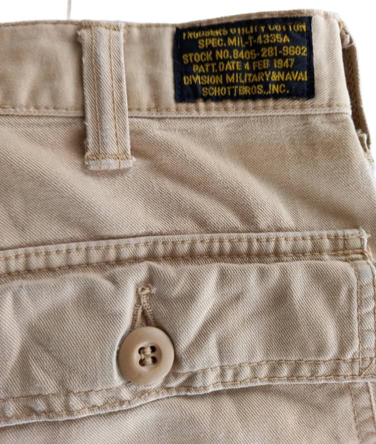 Schott × Vintage Rare!!Schott Reconstruct Patchwork Tactical Cargo Pants Size US 31 - 11 Thumbnail