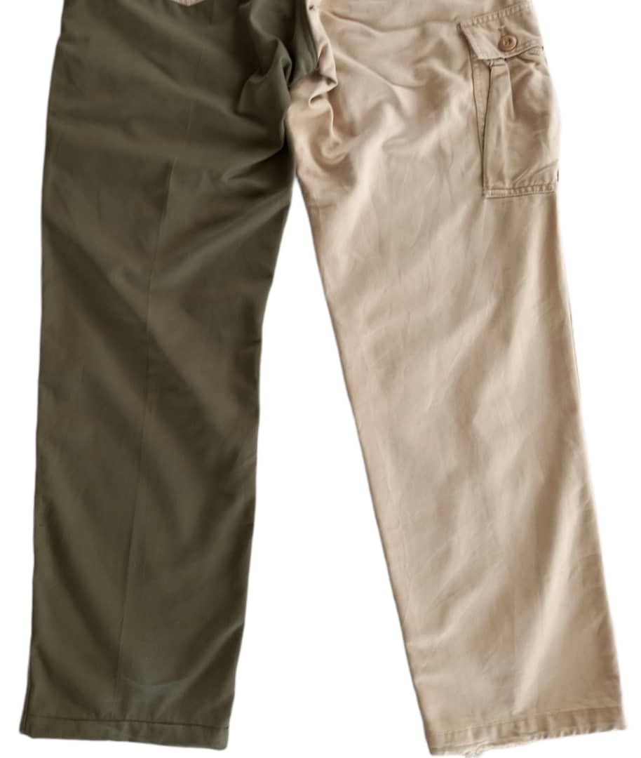 Schott × Vintage Rare!!Schott Reconstruct Patchwork Tactical Cargo Pants Size US 31 - 8 Thumbnail