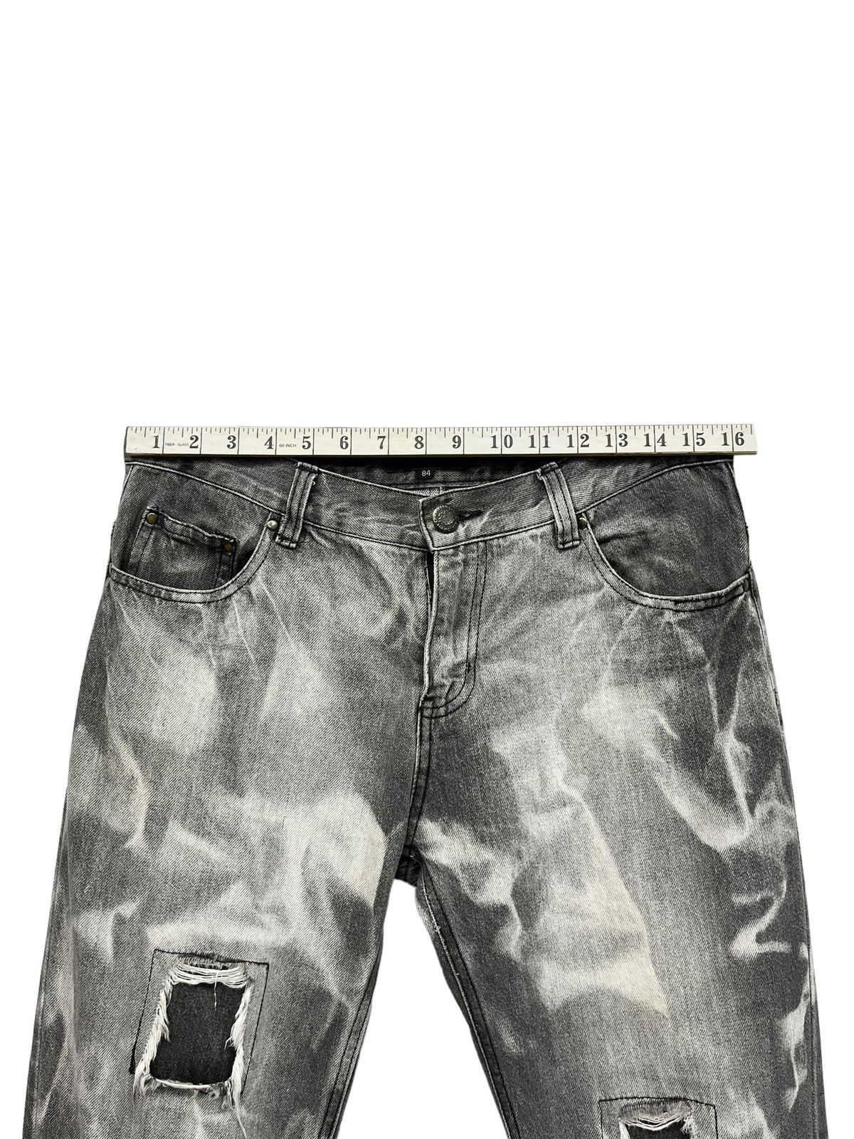 Japanese Brand × Seditionaries × Vintage ACID WASH FLARE🔥LOWBOX Japanese Brand Punk Distressed Denim Size US 32 / EU 48 - 14 Thumbnail