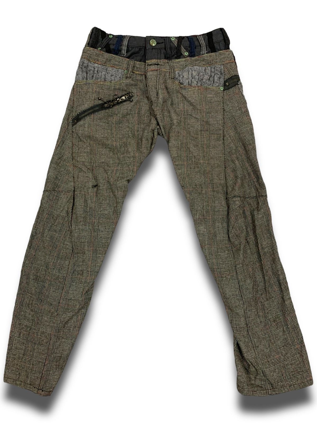 Japanese Brand × Seditionaries Vintage Seditionary Tartan Punk Not Dead Pants Size US 31 - 1 Thumbnail