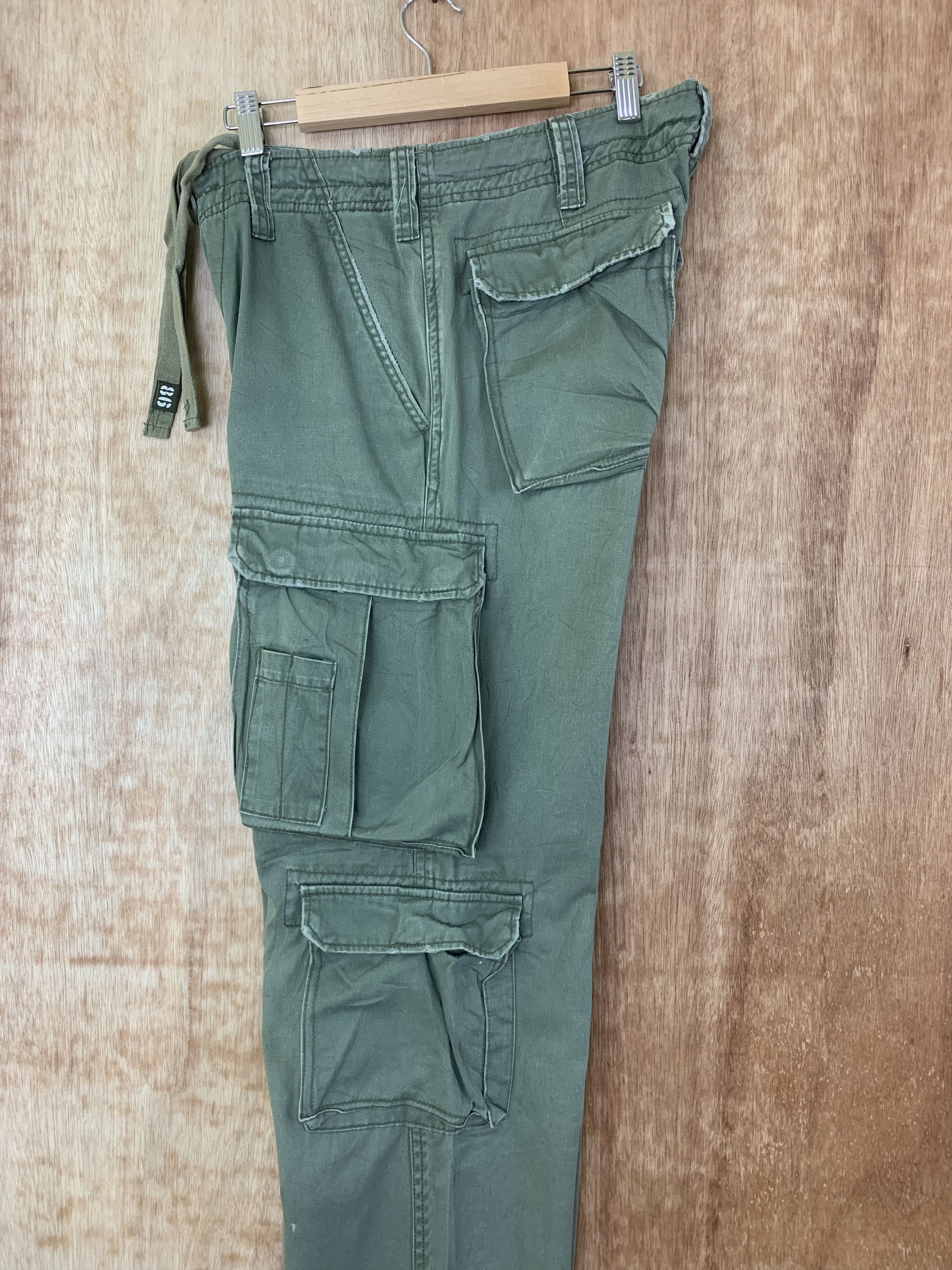 Japanese Brand Cargo Pants RCC Cargo Multipocket Bondage Seditionaries Size US 30 / EU 46 - 17 Thumbnail