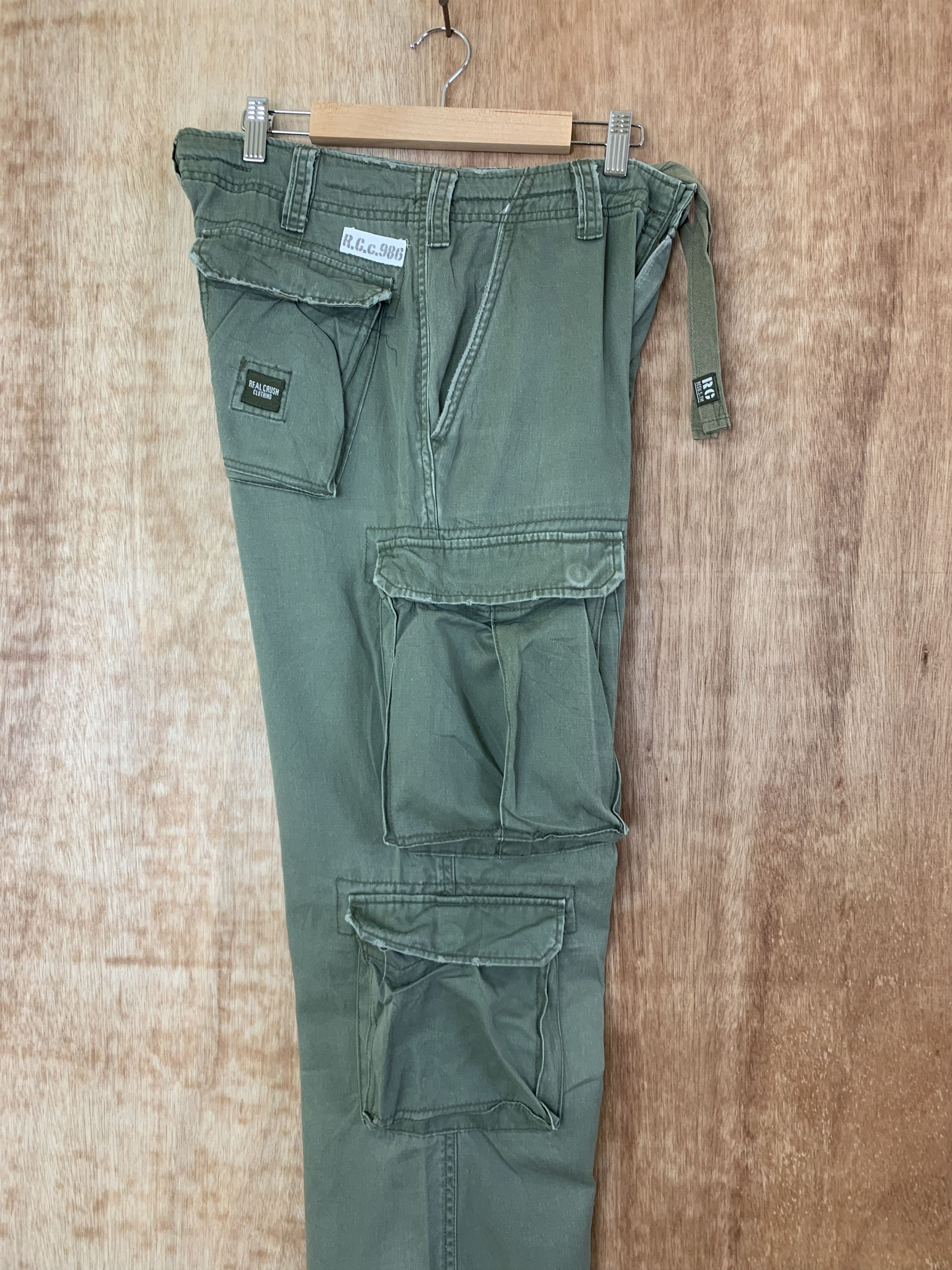 Japanese Brand Cargo Pants RCC Cargo Multipocket Bondage Seditionaries Size US 30 / EU 46 - 16 Thumbnail