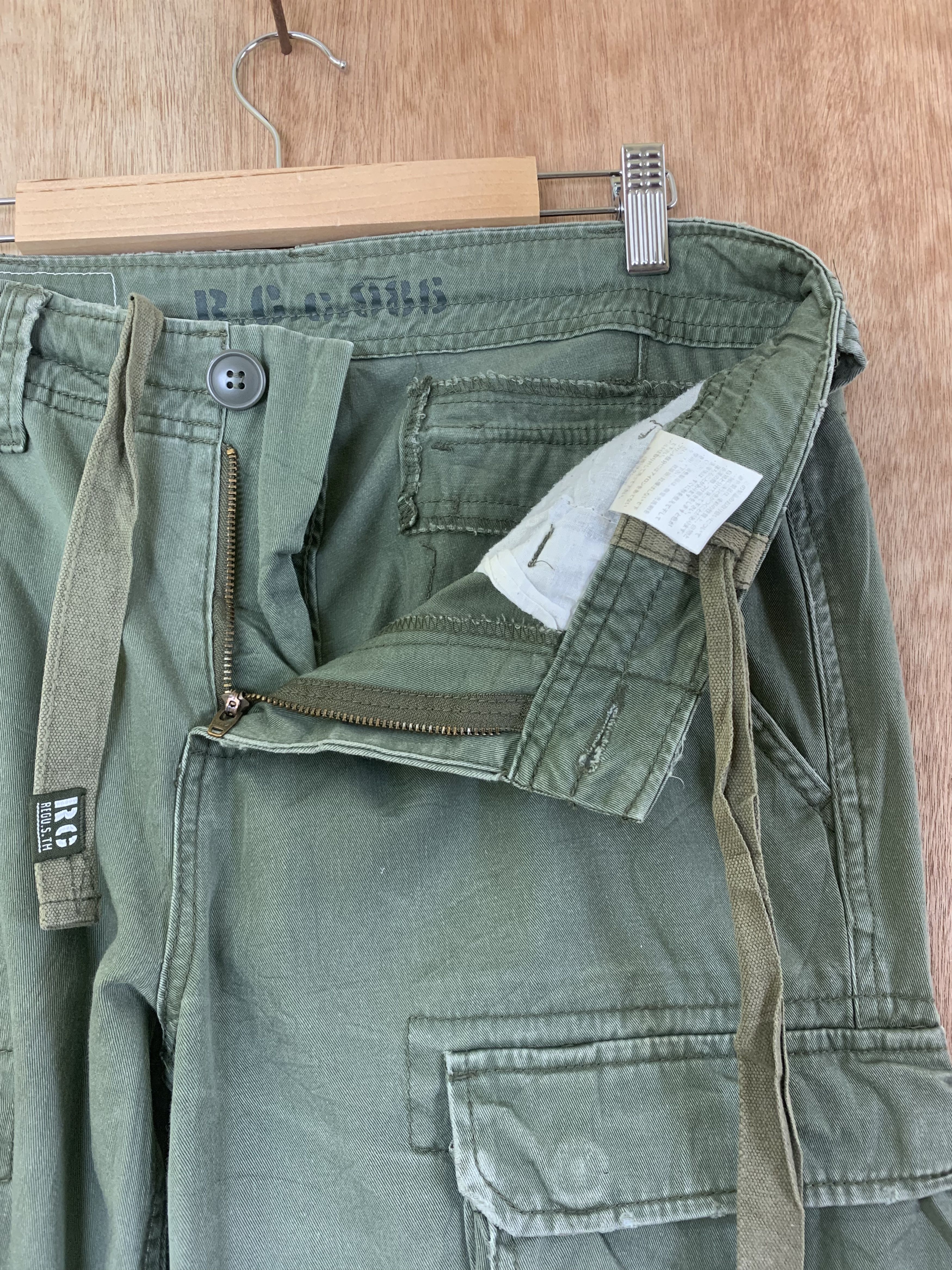 Japanese Brand Cargo Pants RCC Cargo Multipocket Bondage Seditionaries Size US 30 / EU 46 - 10 Thumbnail