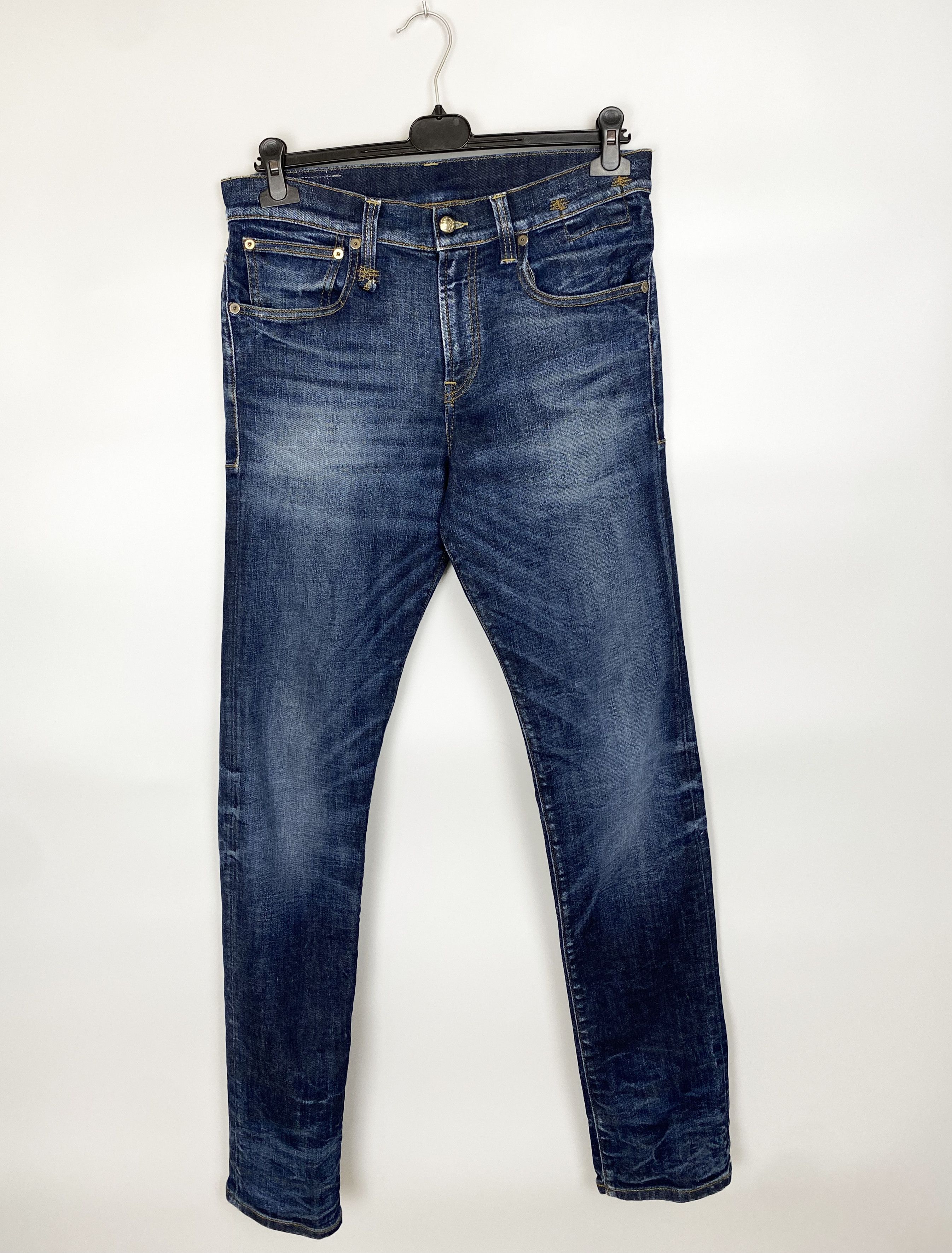 image of R13 R 13 Skate Jeans Made In Italy Size 33 in Navy, Men's